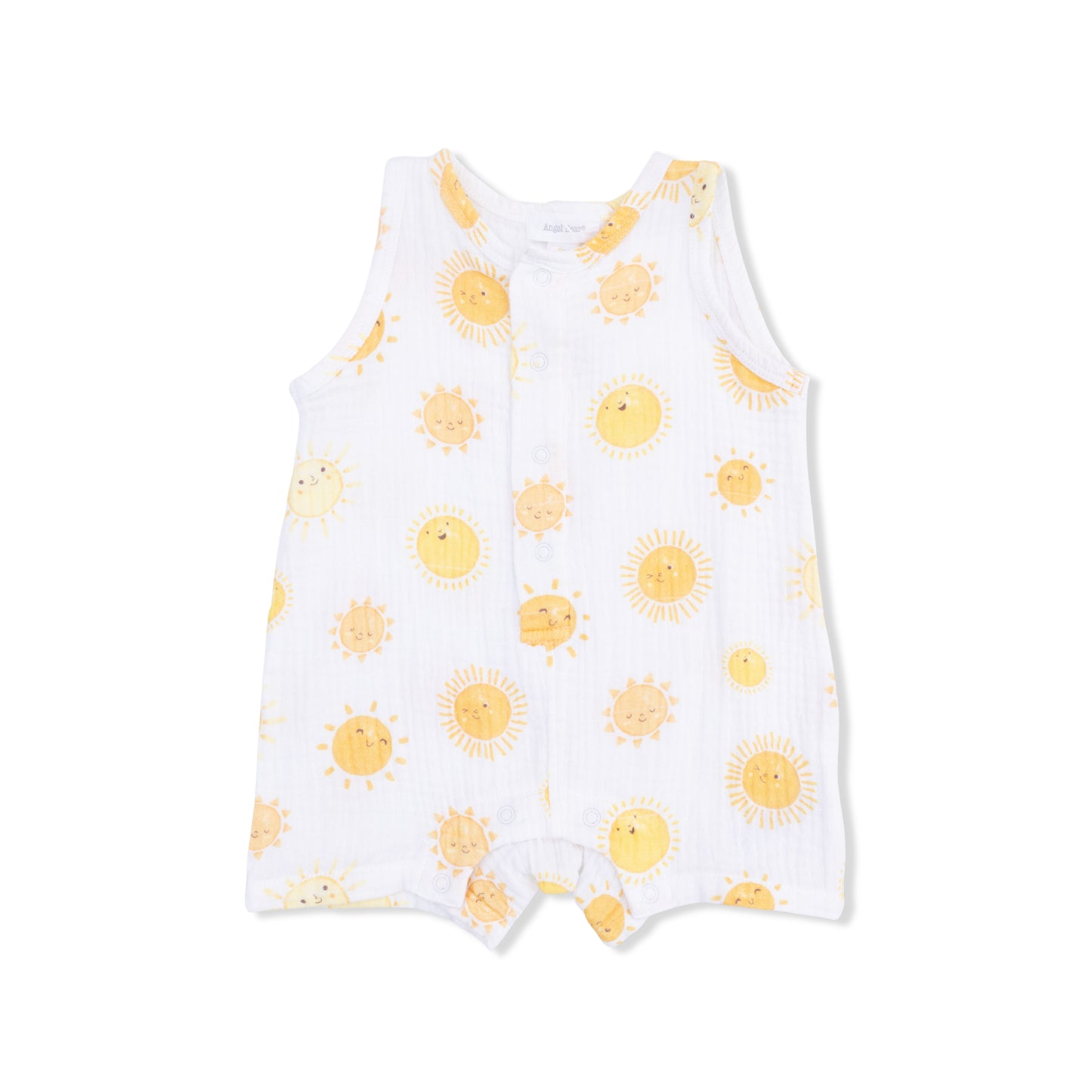 Happy Suns - Sleeveless Shortie Romper-Angel Dear