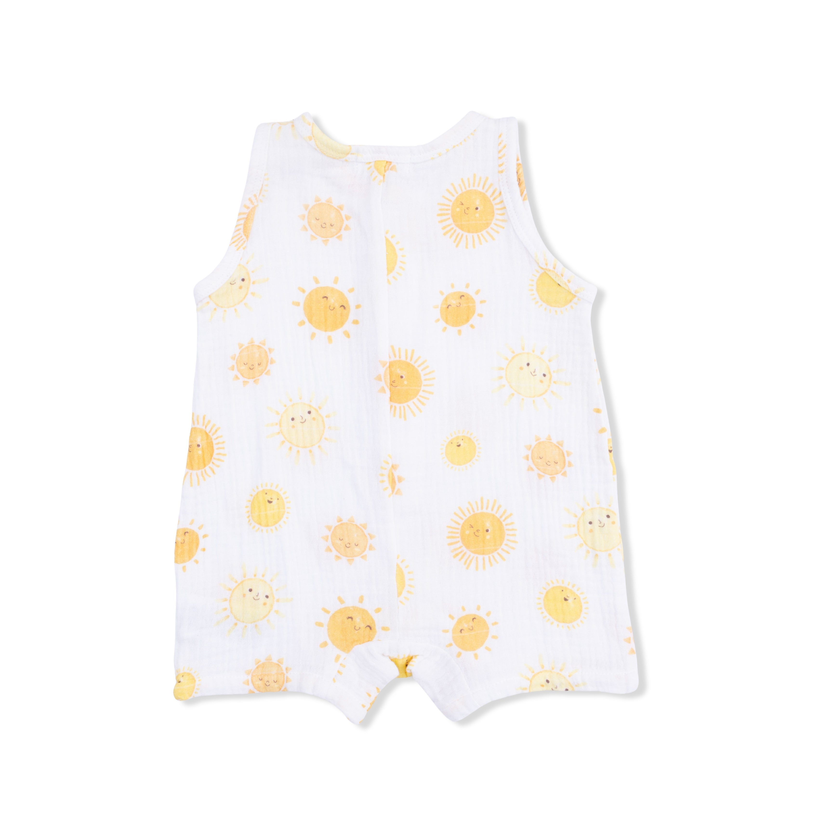 Happy Suns - Sleeveless Shortie Romper-Angel Dear