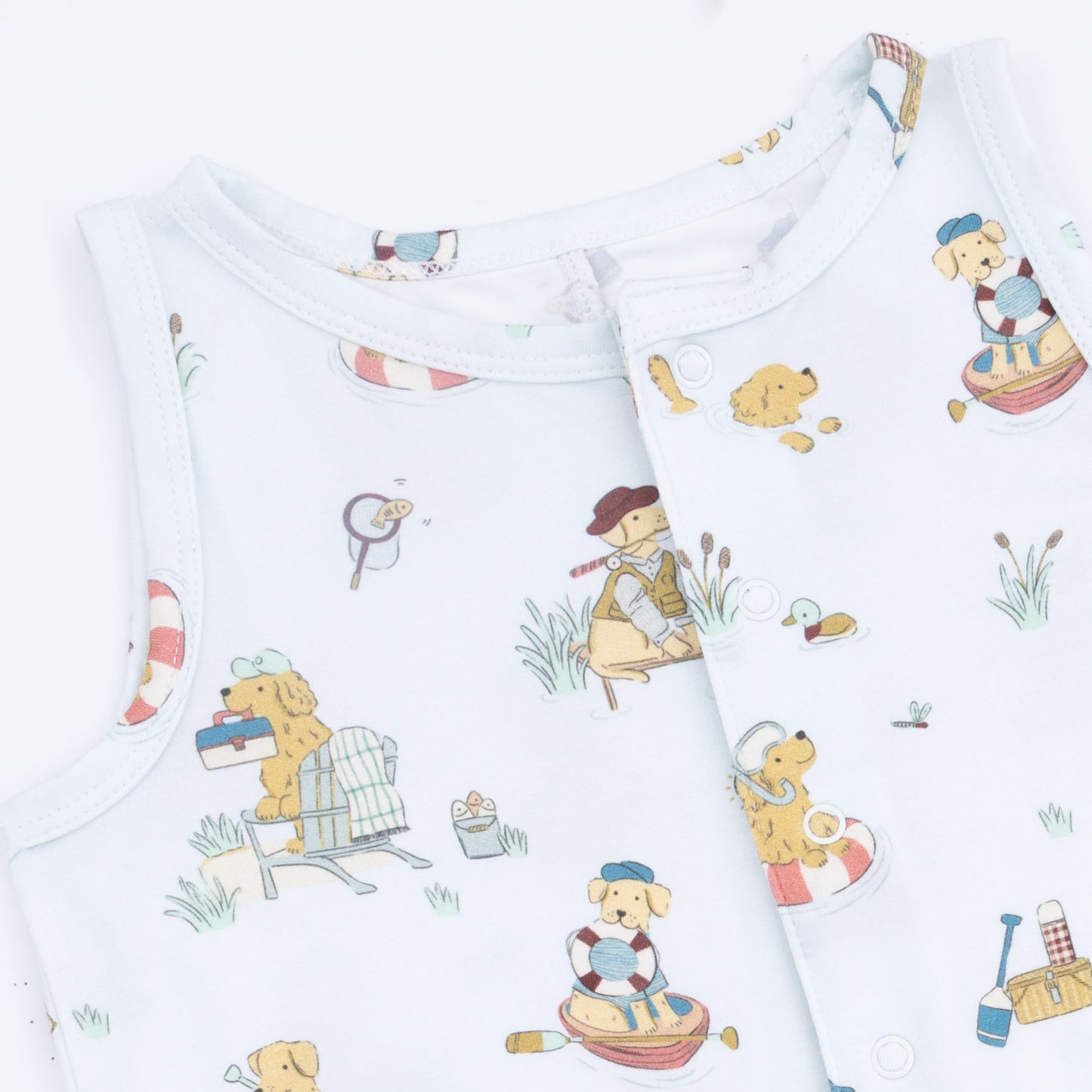 Lake Buddy Dogs - Sleeveless Shortie Romper