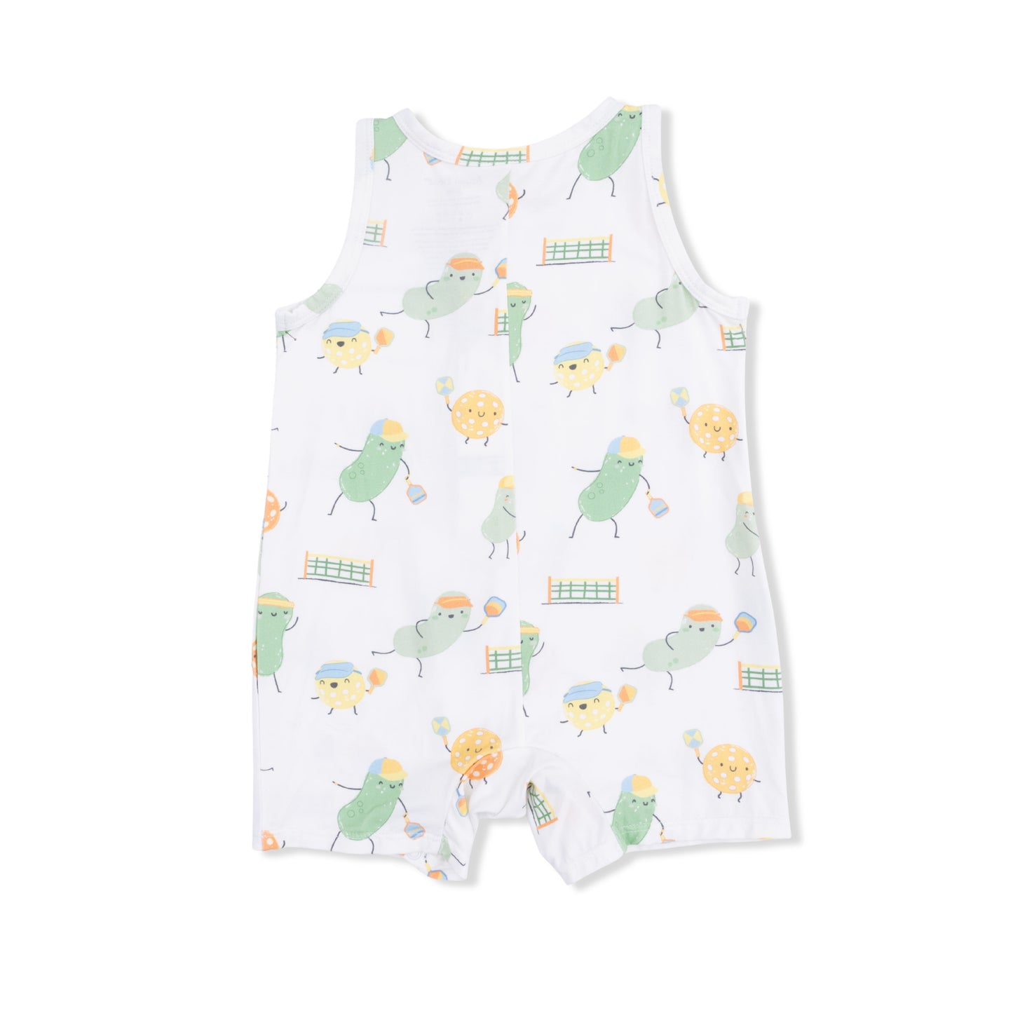Pickles Playing Pickleball - Sleeveless Shortie Romper-Angel Dear