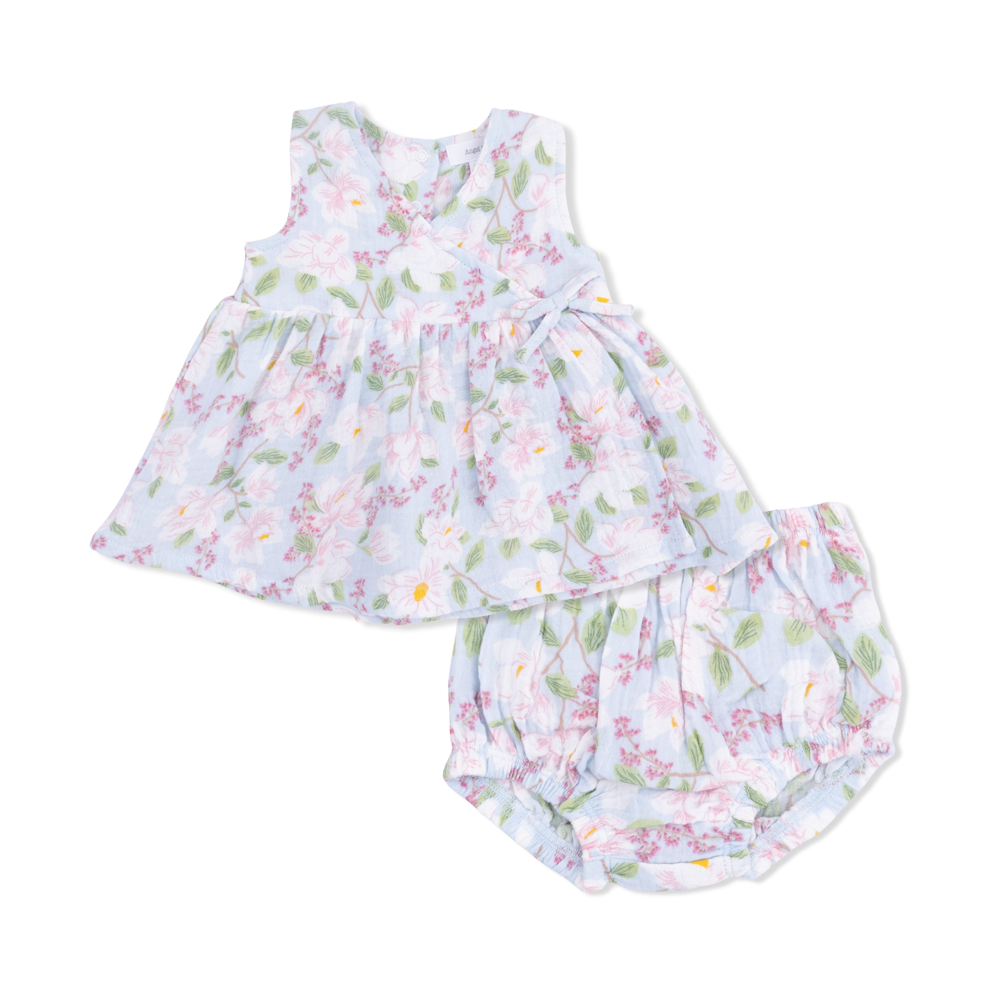 Magnolias - Kimono Dress and Bloomer-Angel Dear