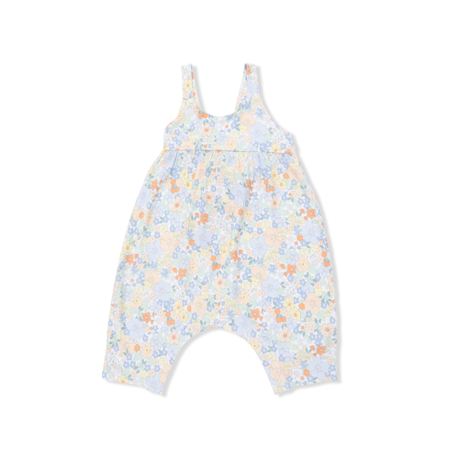 Georgia Floral - Tie Back Romper-Angel Dear