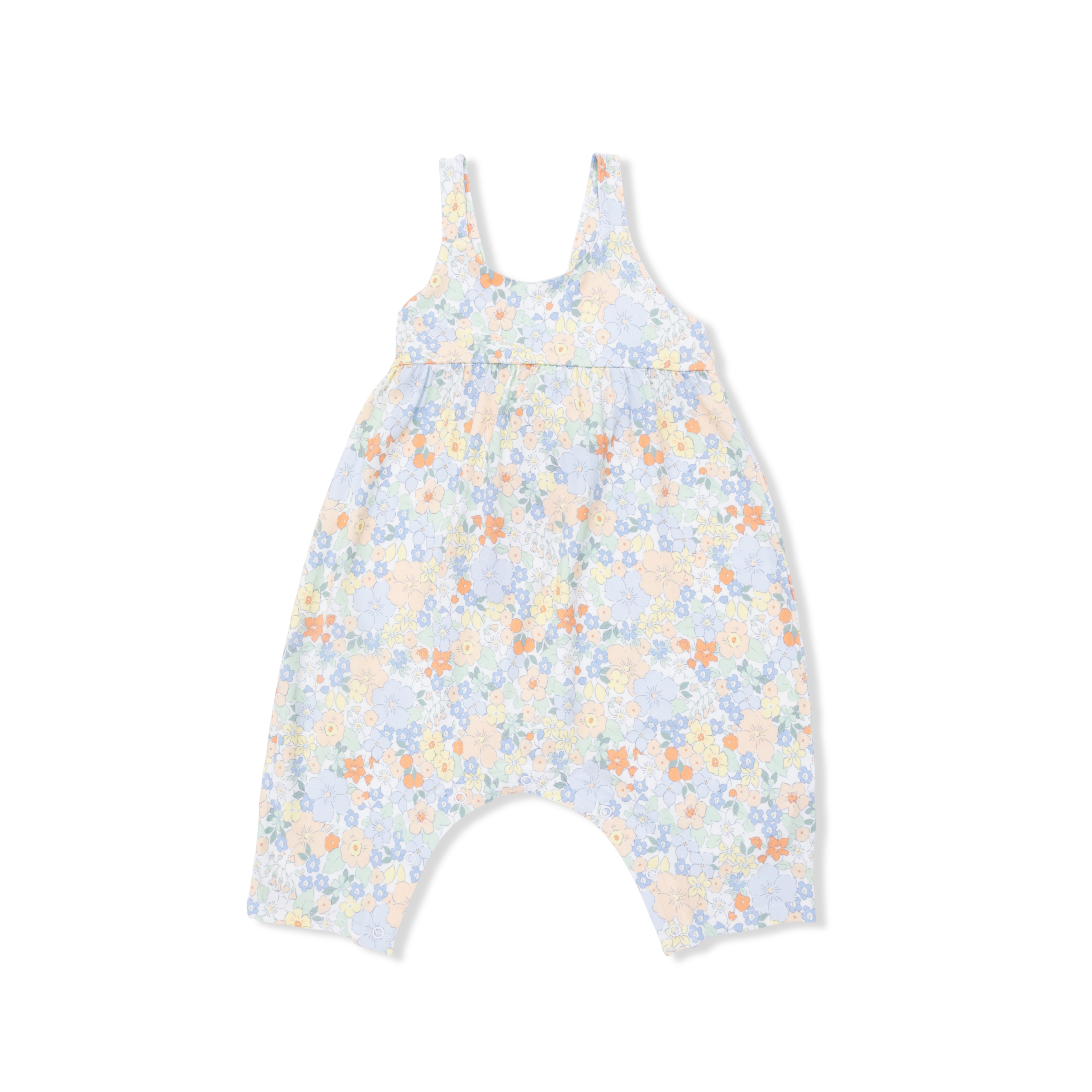 Georgia Floral - Tie Back Romper-Angel Dear