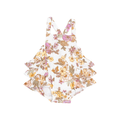 Ruffle Sunsuit - Anna May Floral