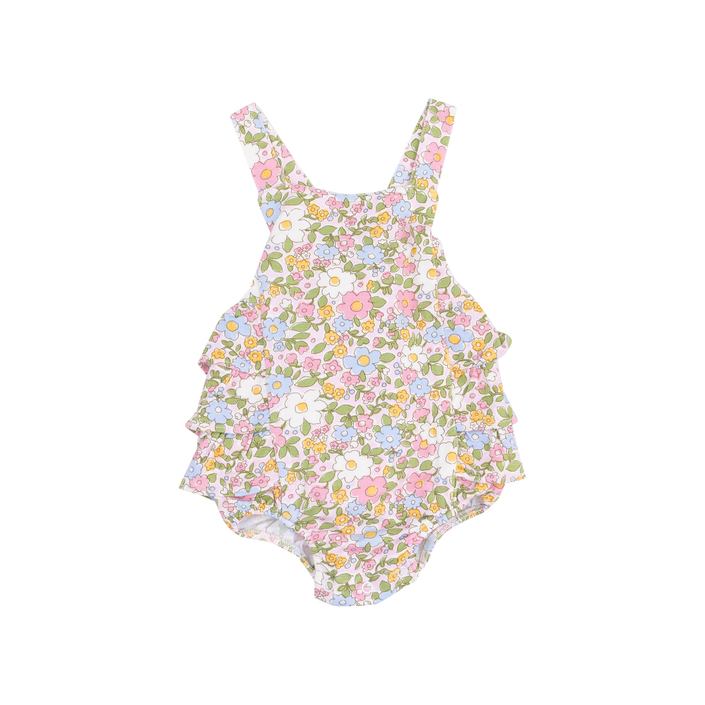 Ruffle Sunsuit - Bubbly Baby Calico