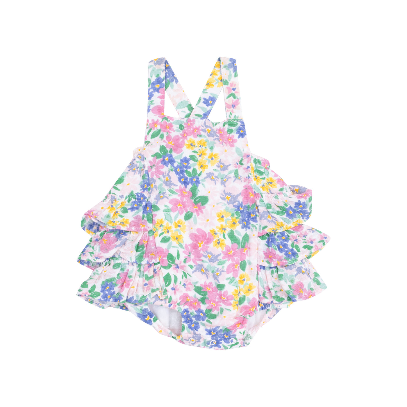 Ruffle Sunsuit - Emma Floral