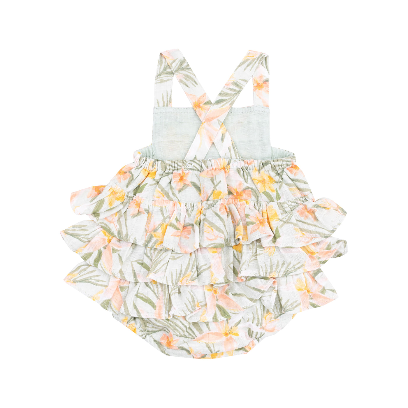 Ruffle Sunsuit - Island Floral