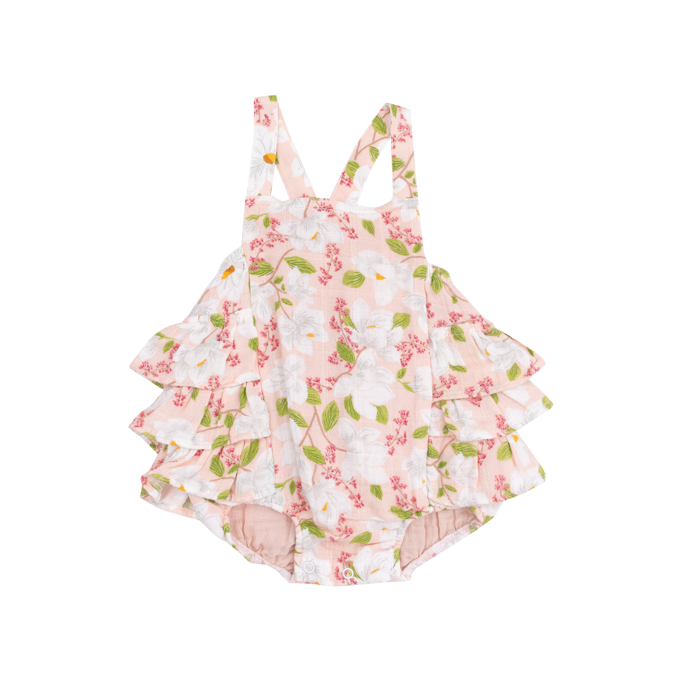 Ruffle Sunsuit - Magnolias