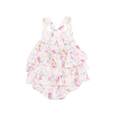 Ruffle Sunsuit - Mermaids