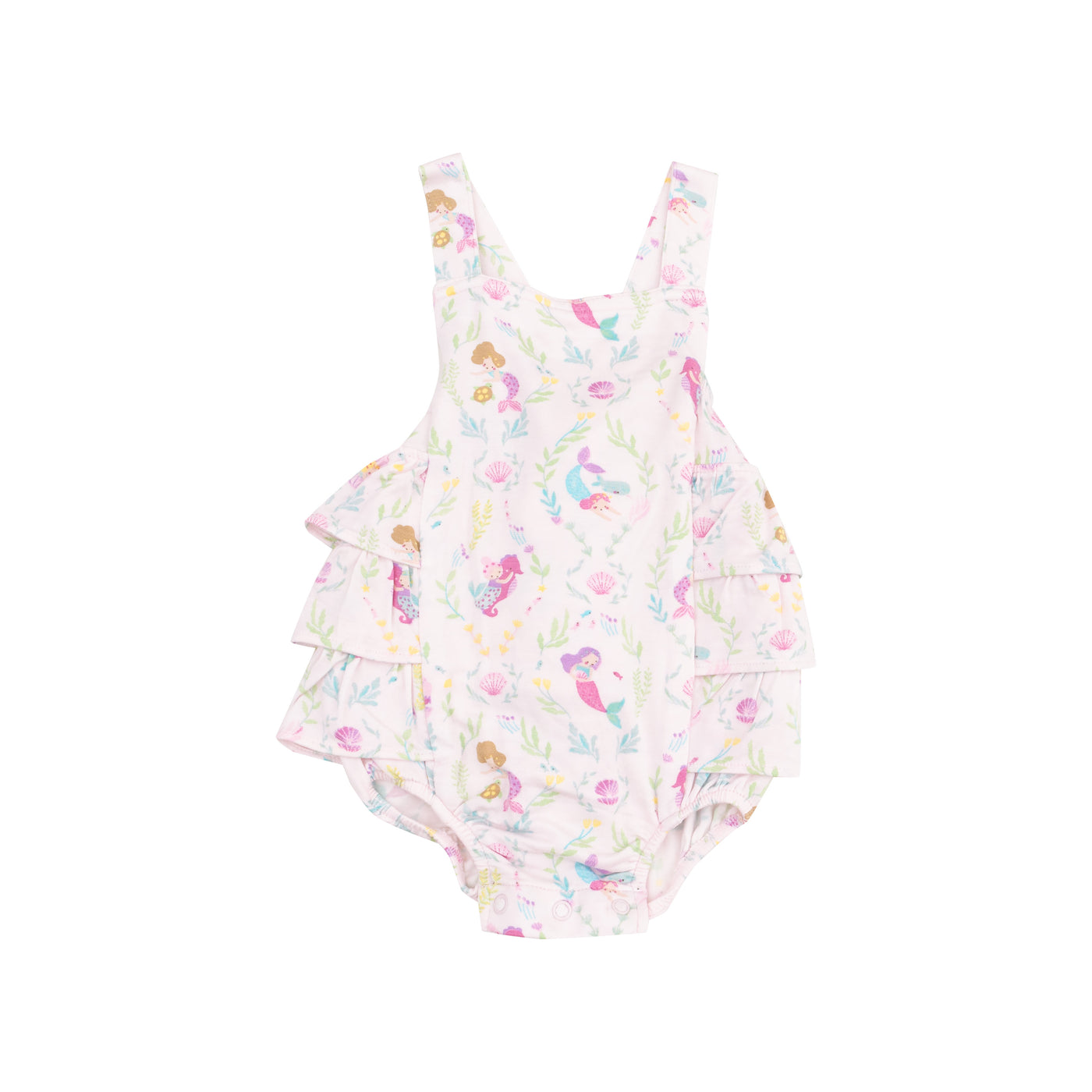 Ruffle Sunsuit - Mermaids