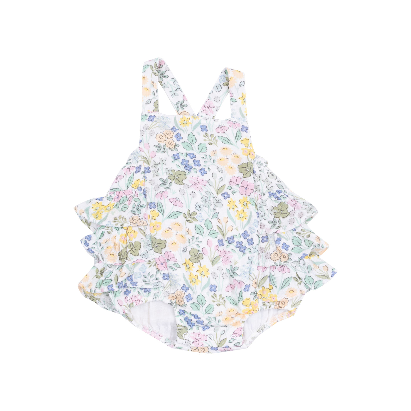 Ruffle Sunsuit - Samantha Floral