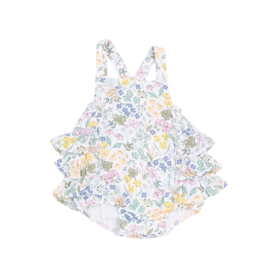 Ruffle Sunsuit - Samantha Floral