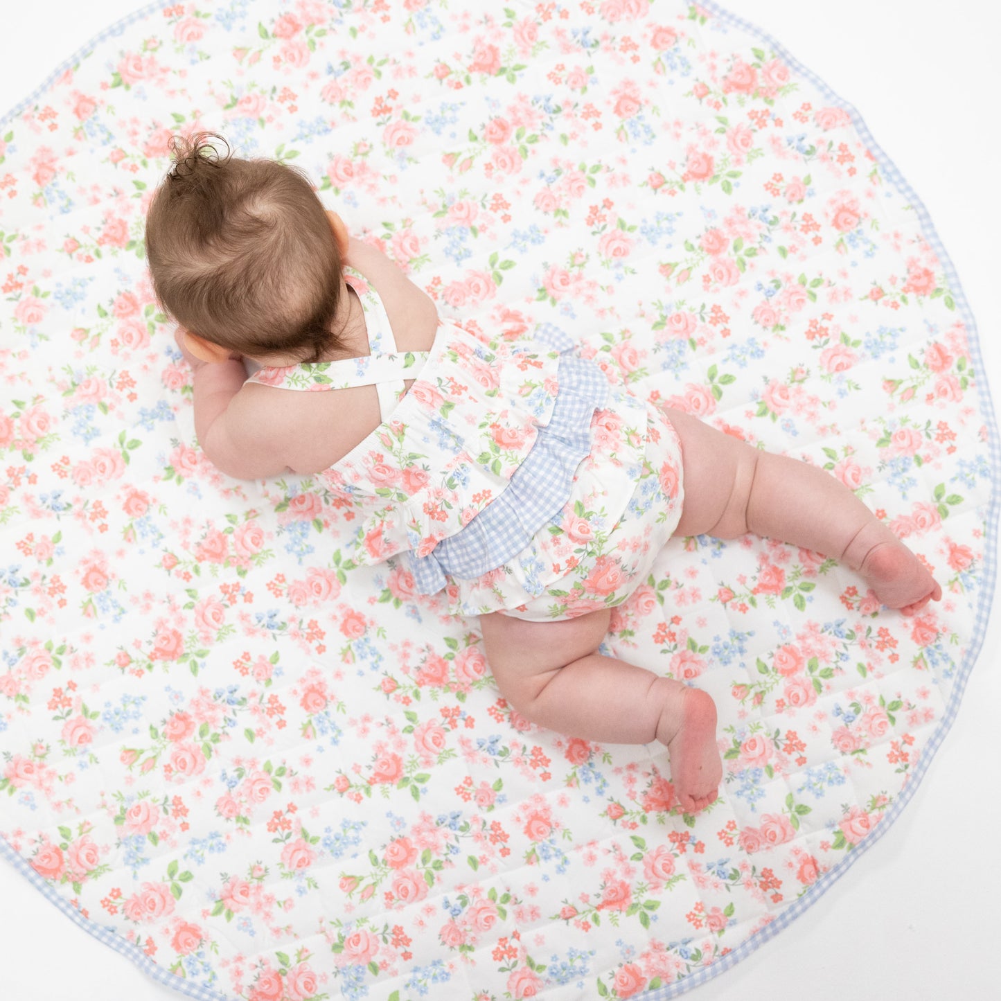 Cute Little Roses - Quilted Playmat-Angel Dear