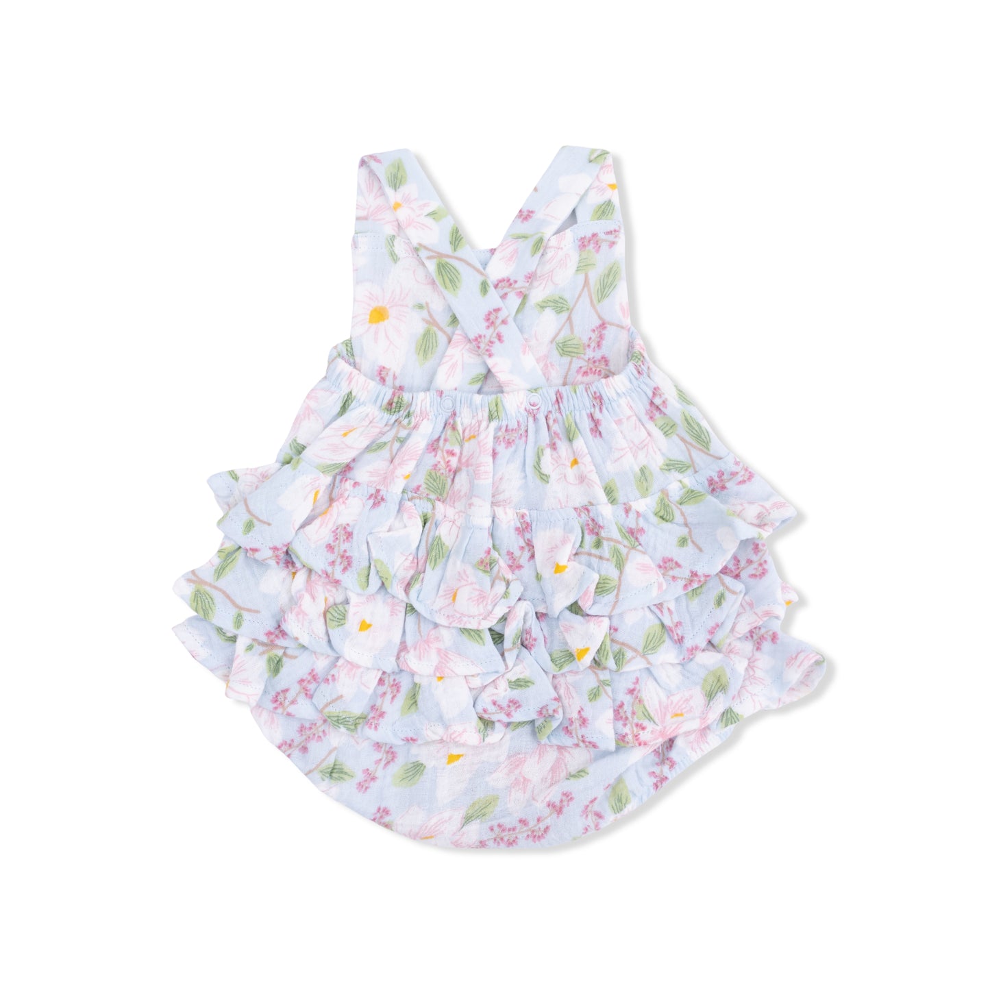 Magnolias - Ruffle Sunsuit-Angel Dear