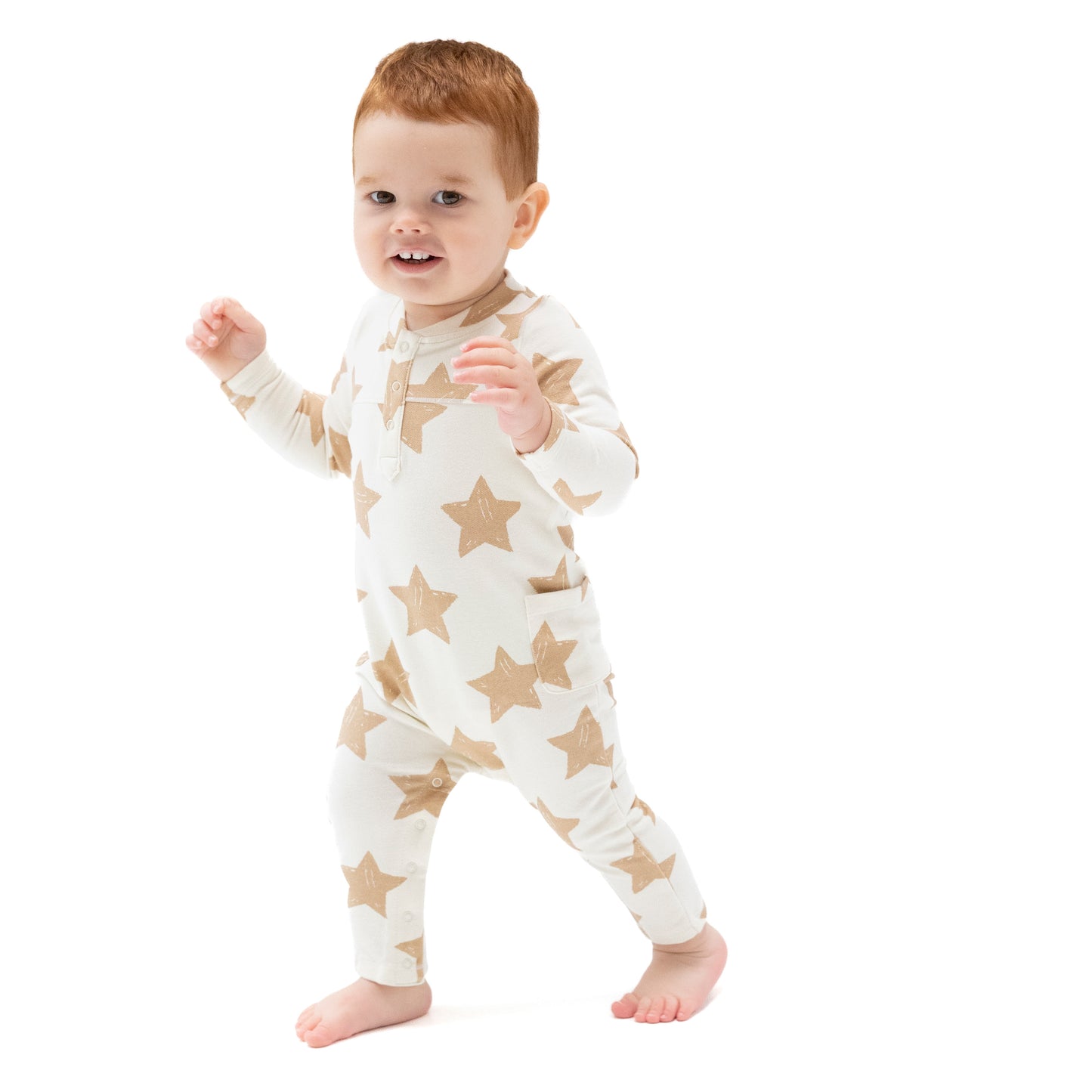 Uni Romper in our Stars print from Angel Dear