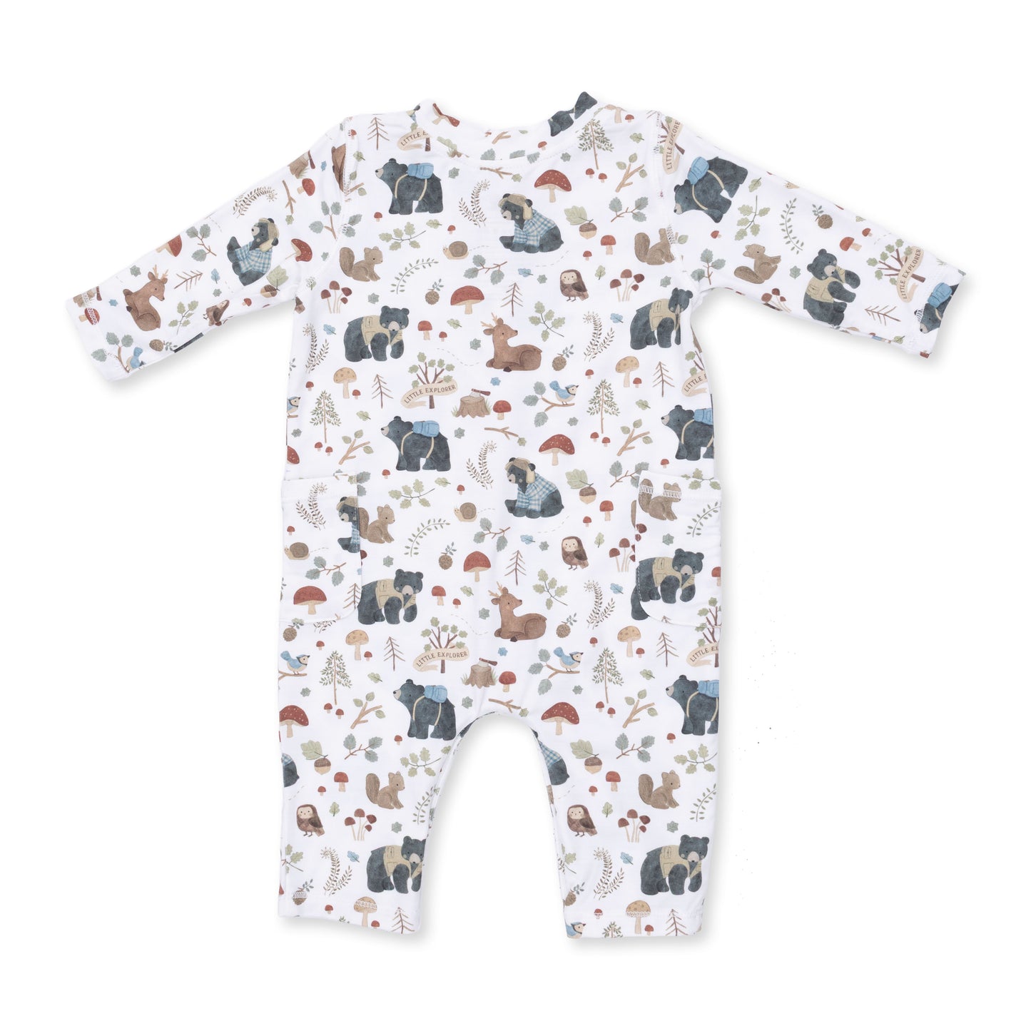 Southern Woodland Animals Green - Uni Romper