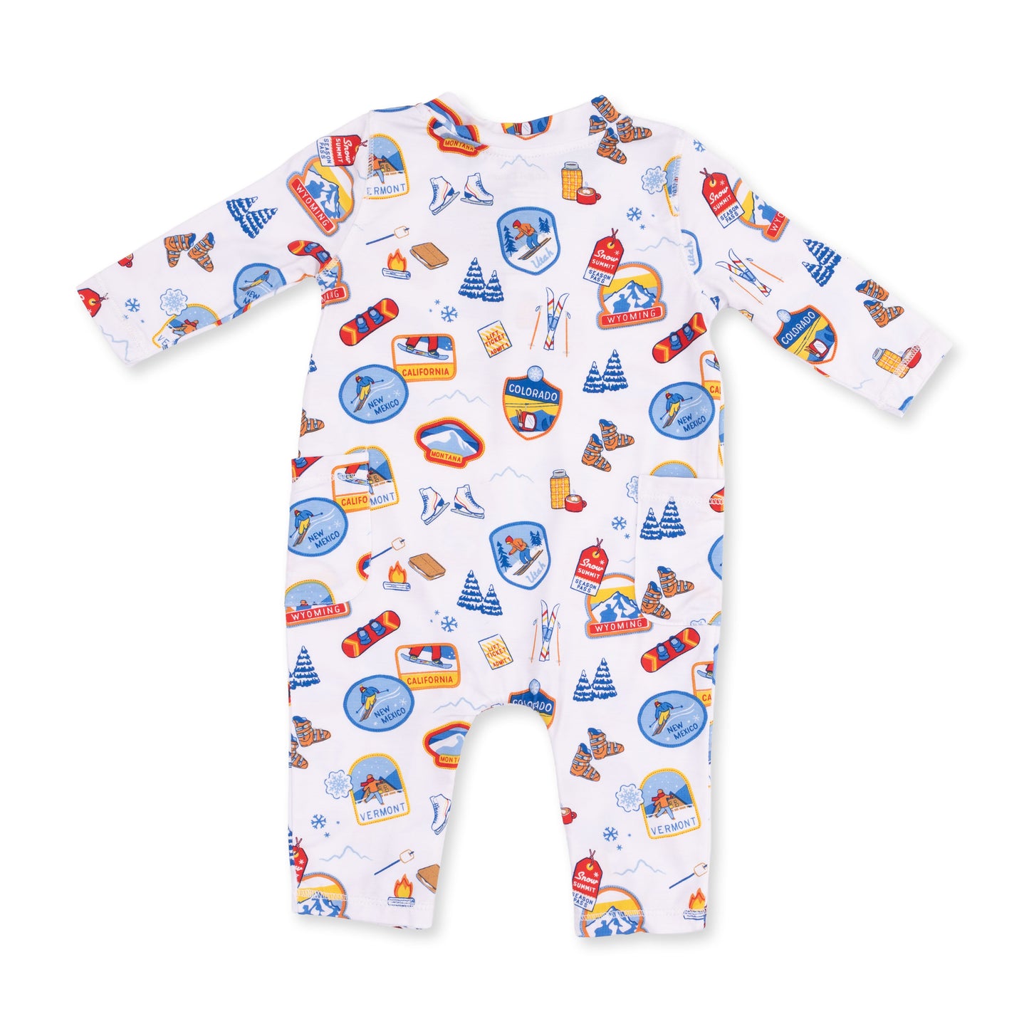 Vintage Ski Patches - Uni Romper