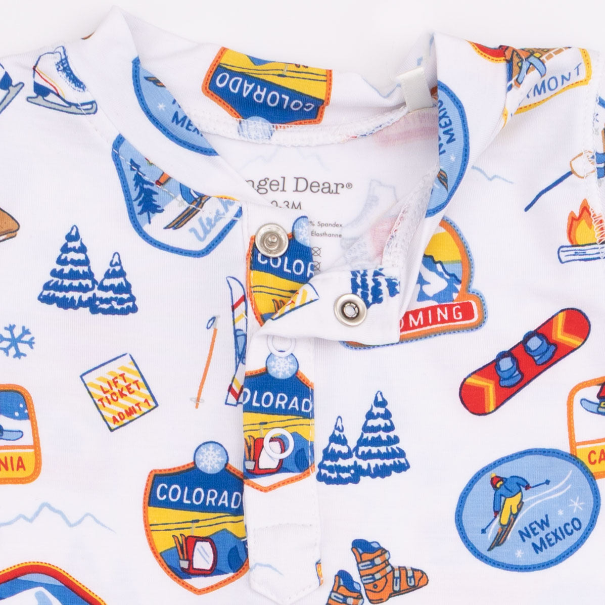 Vintage Ski Patches - Uni Romper