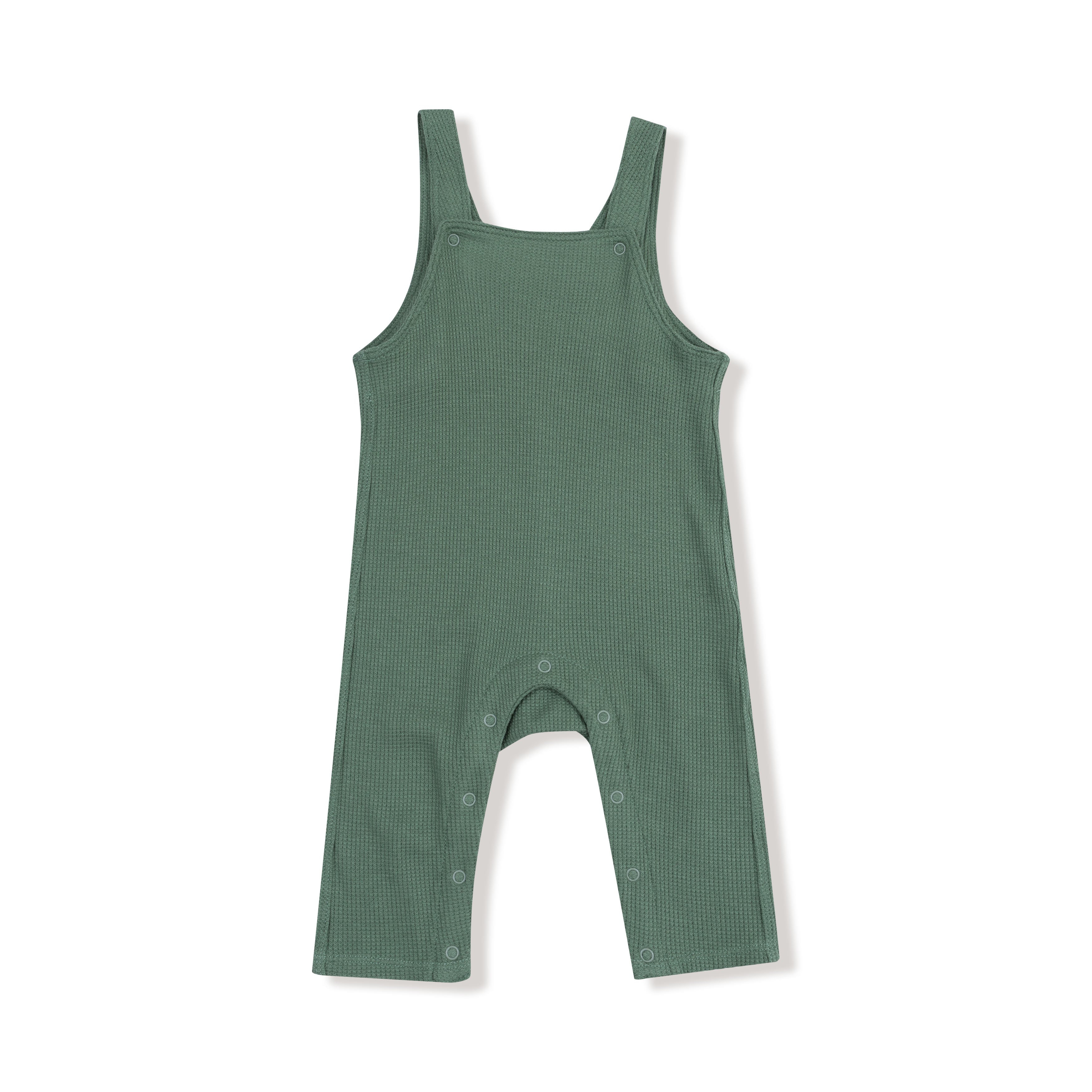 Overalls in our Dark Ivy print from Angel Dear