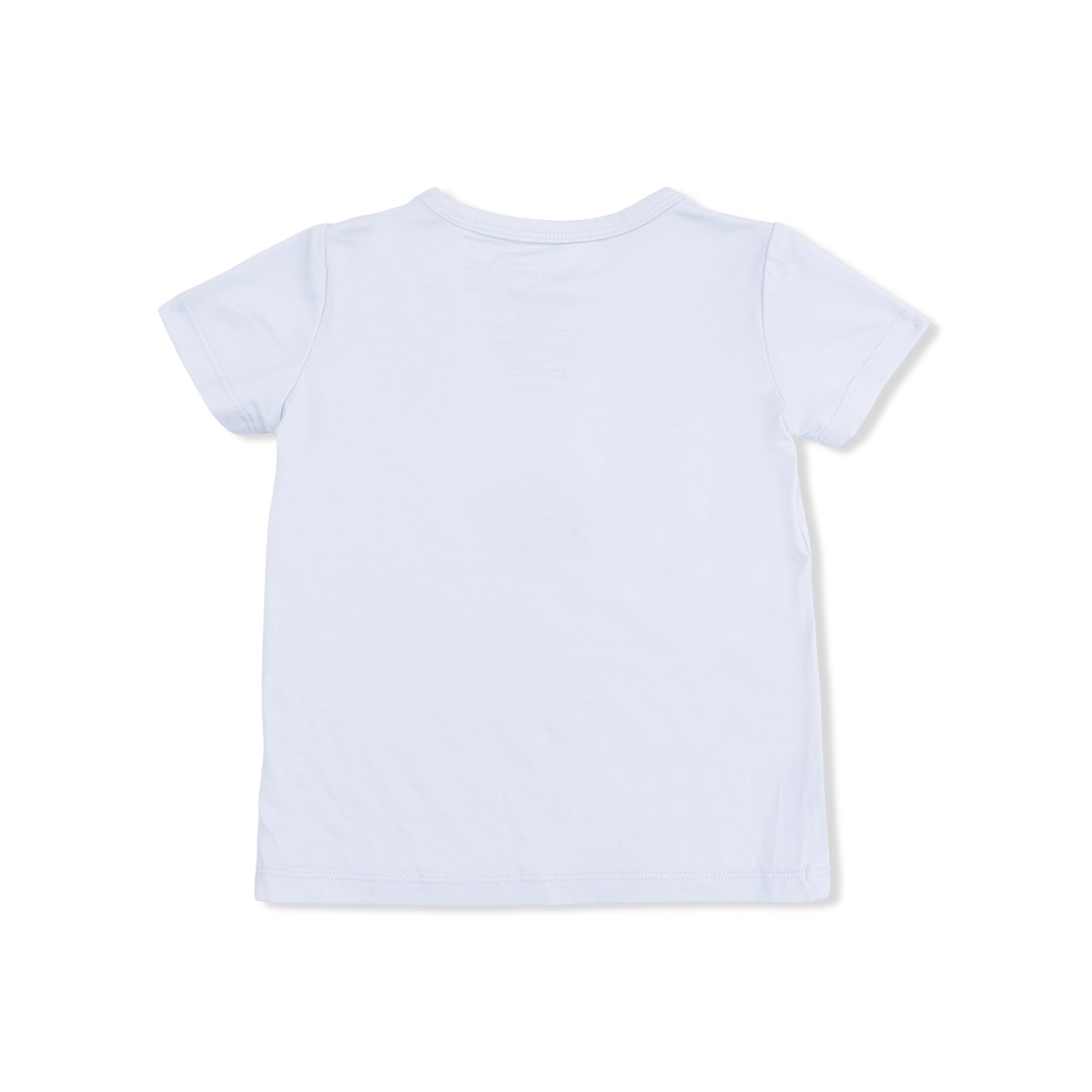 Western Boot Plaid - Crew Neck Tee with Overalls-Angel Dear