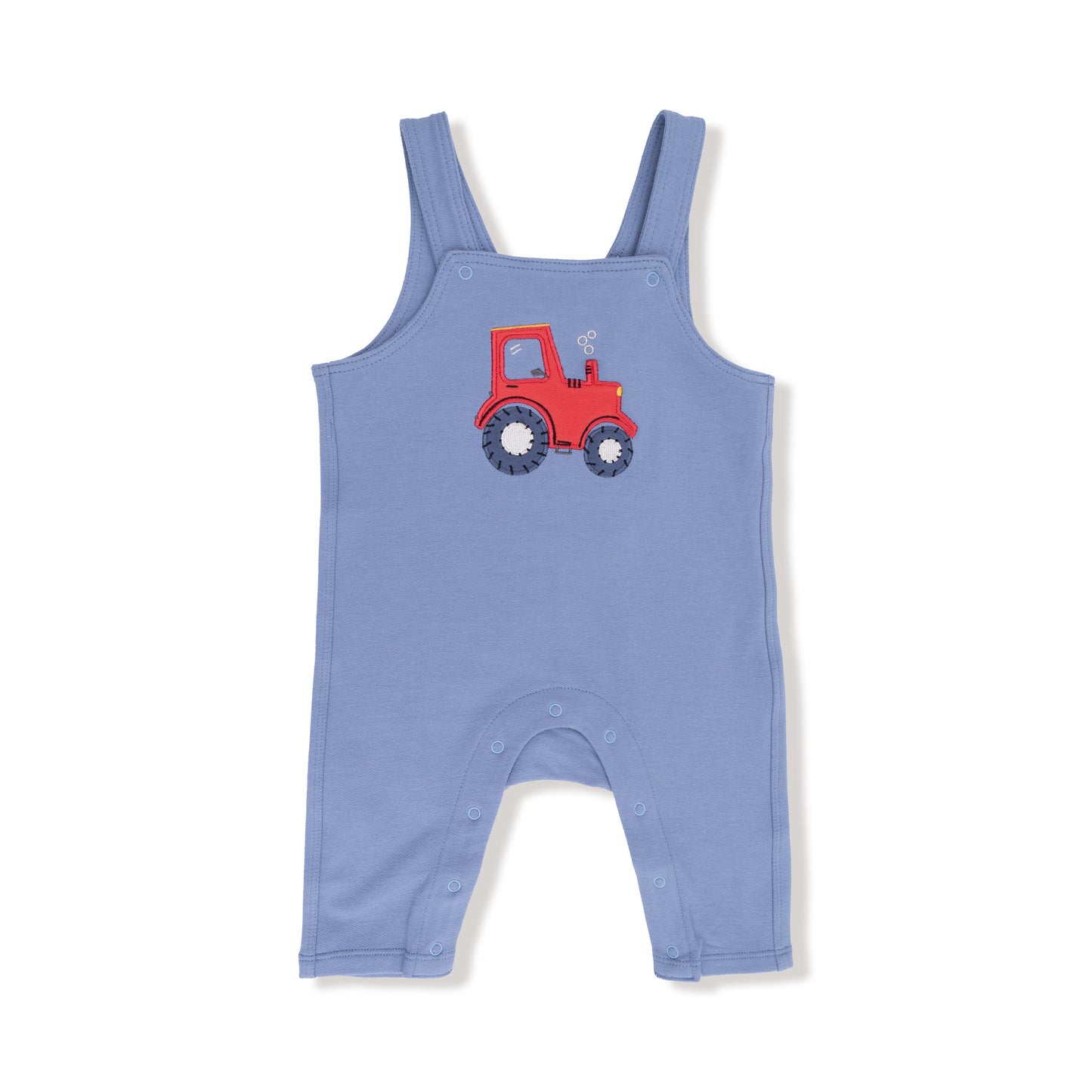 Tractor Henley with  Overalls in our  Mini Tractors print from Angel Dear