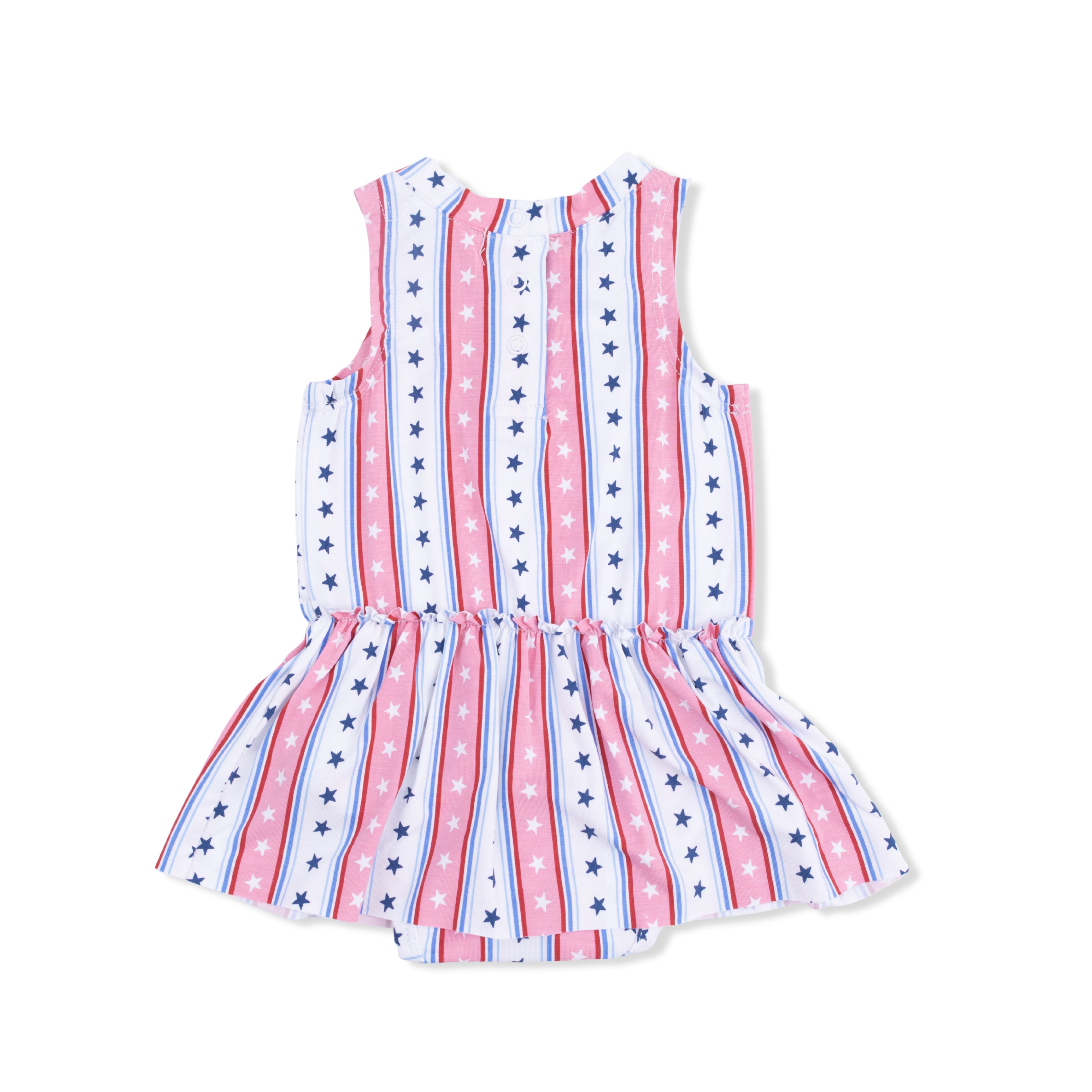 Stars and Stripes - Bodysuit with Skirt-Angel Dear