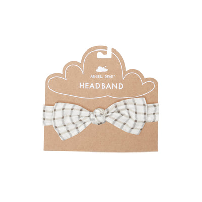 Headband - Cozy Plaid-Angel Dear