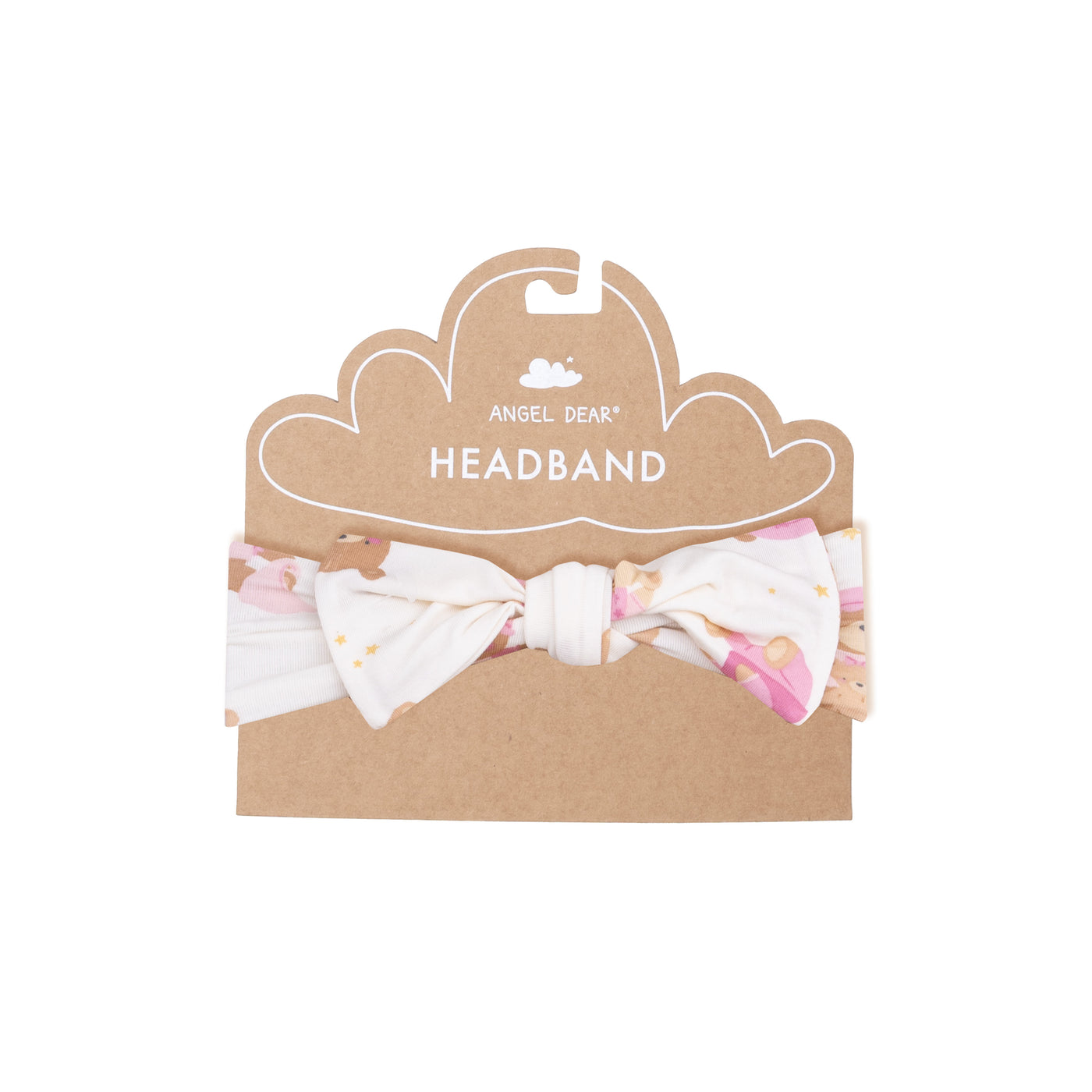 Headband - Teddy Bears Pink-Angel Dear