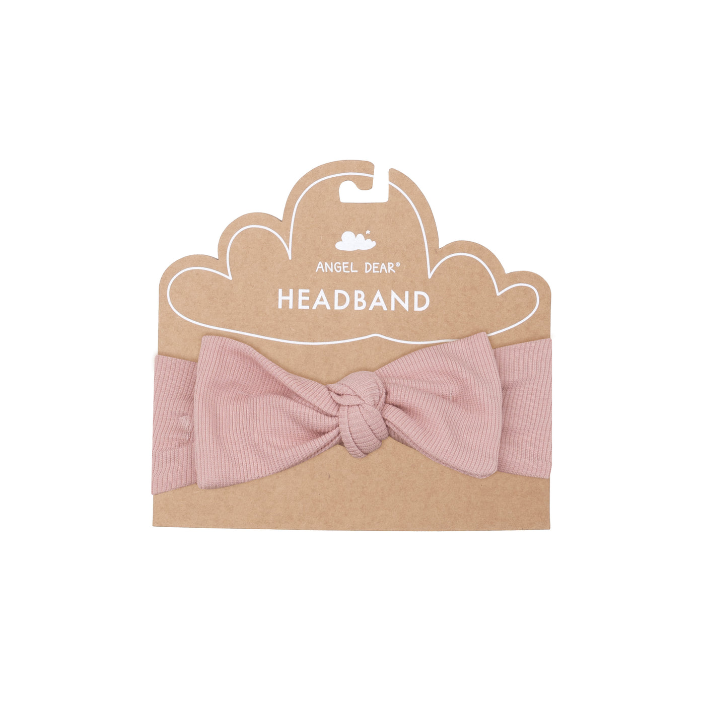 Headband - Solid Silver Pink-Angel Dear