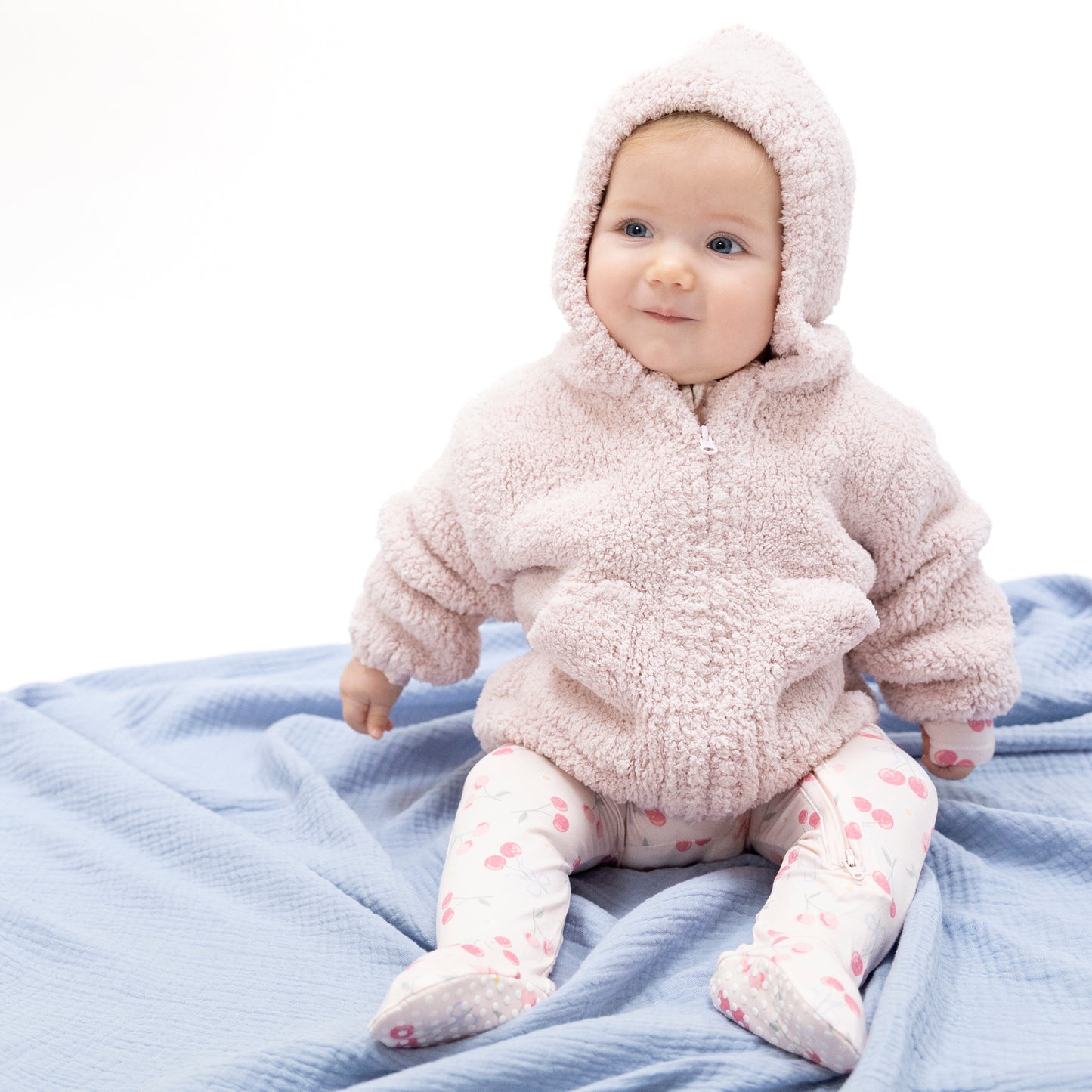 Chenille - Rose Hooded Jacket-Angel Dear