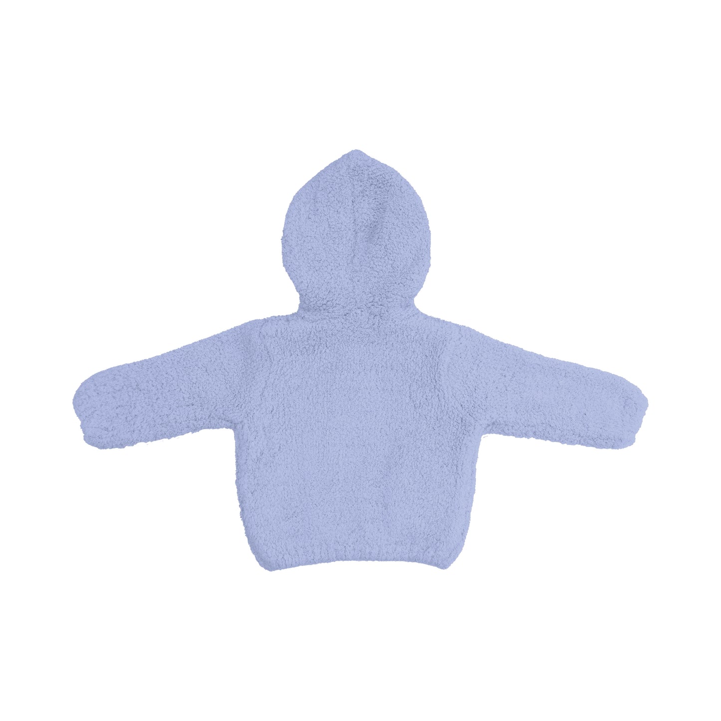Chenille - Dusty Blue Chenille Hooded Jacket-Angel Dear