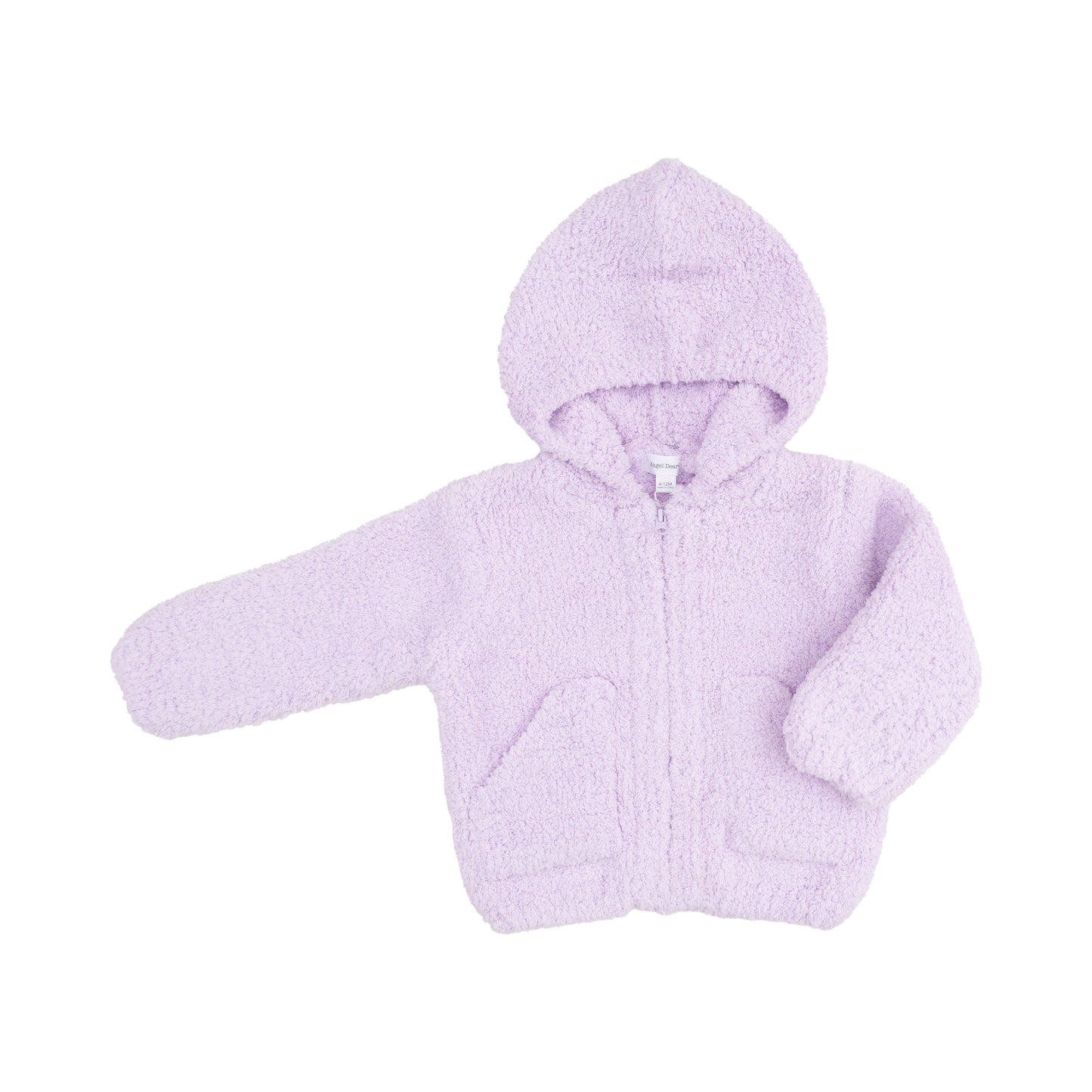 Chenille - Lavender Chenille Hooded Jacket-Angel Dear