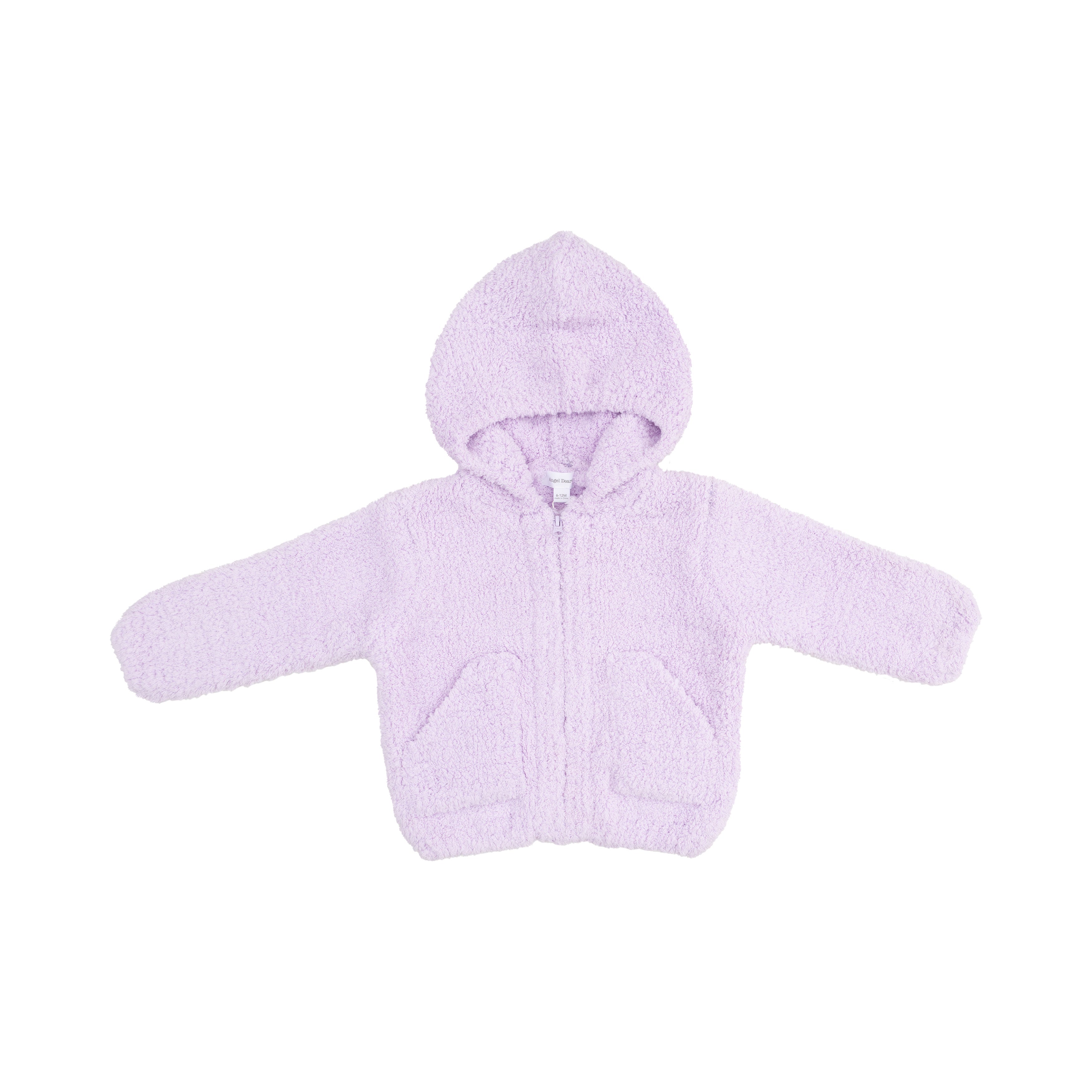 Chenille - Lavender Chenille Hooded Jacket-Angel Dear