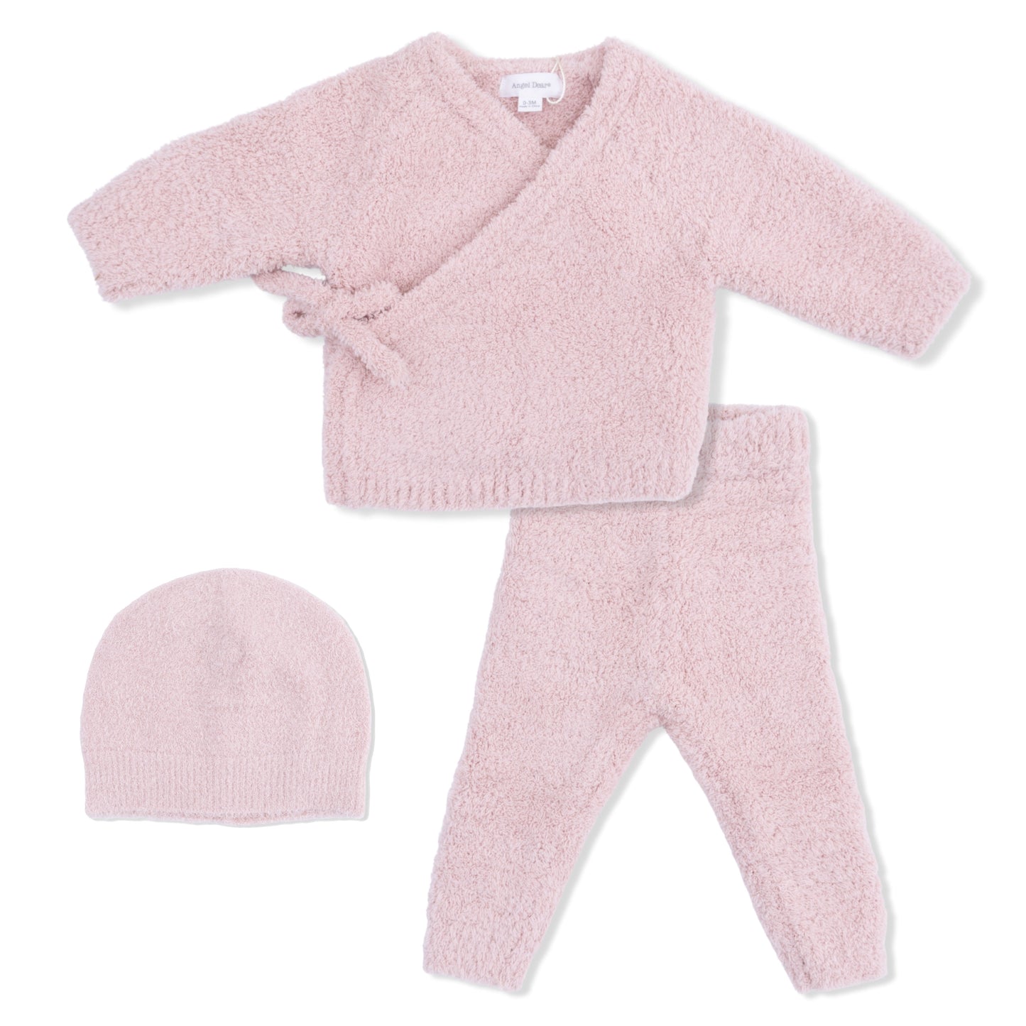 Chenille - Blush Kimono Take Me Home 3 Piece Set