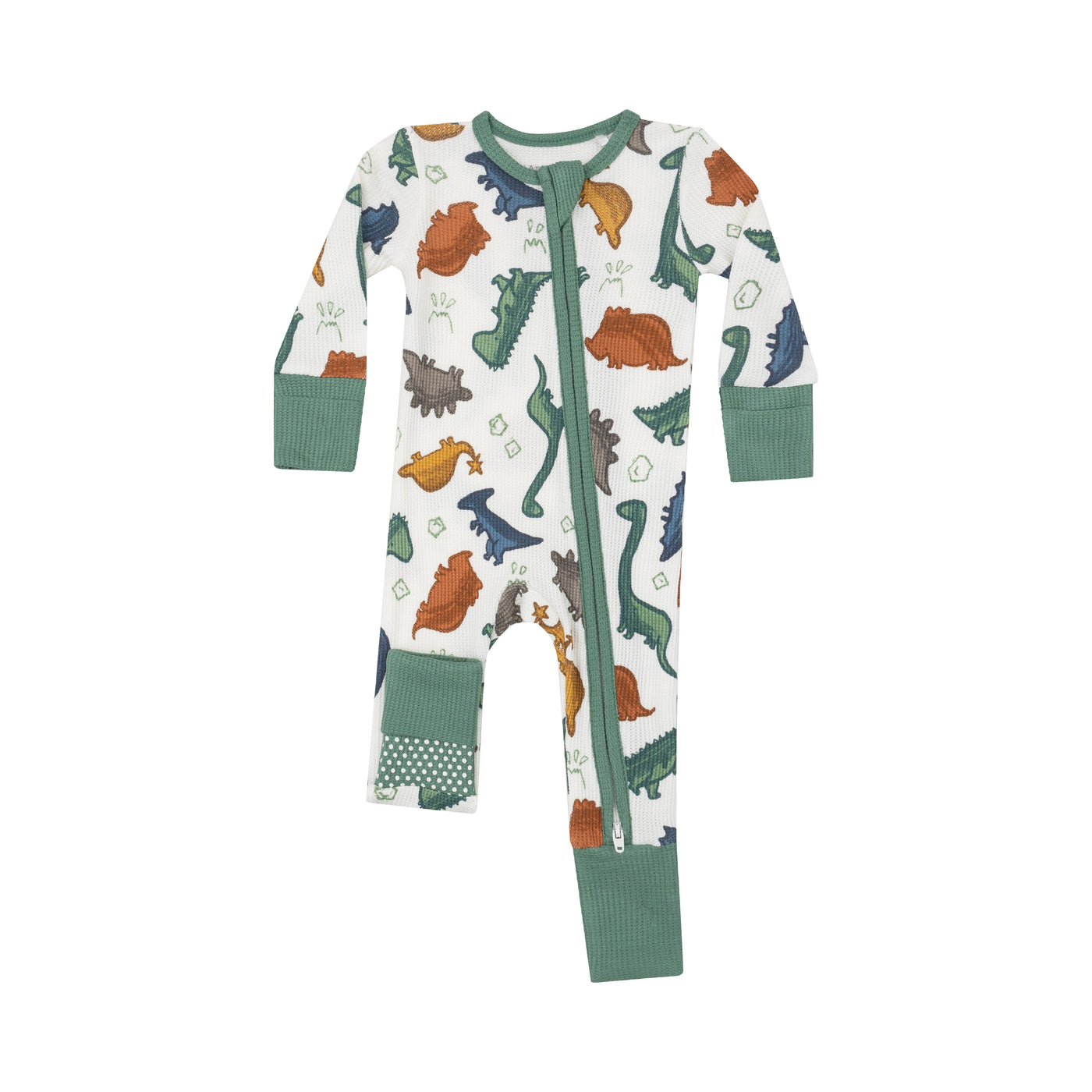 2 Way Zipper Romper - Dino Rocks-Angel Dear