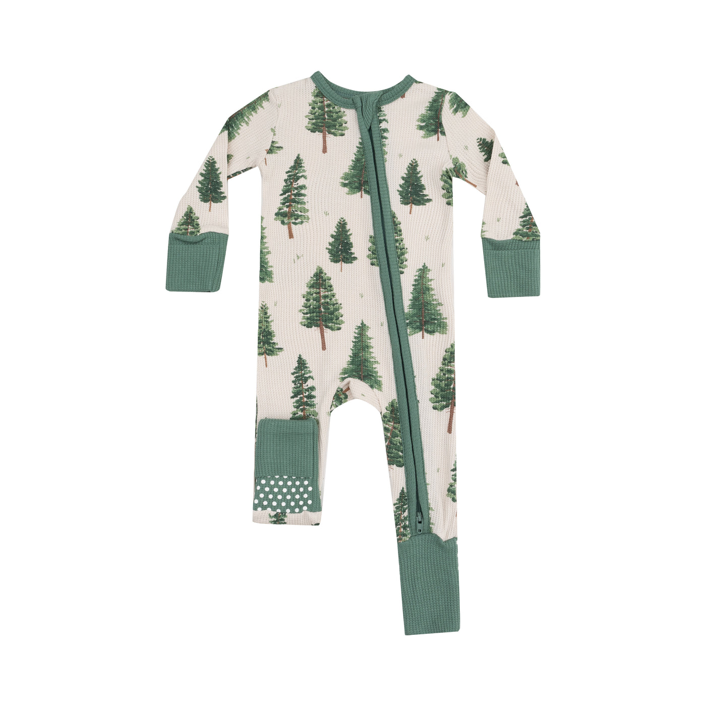 2 Way Zipper Romper - Forest Trees-Angel Dear