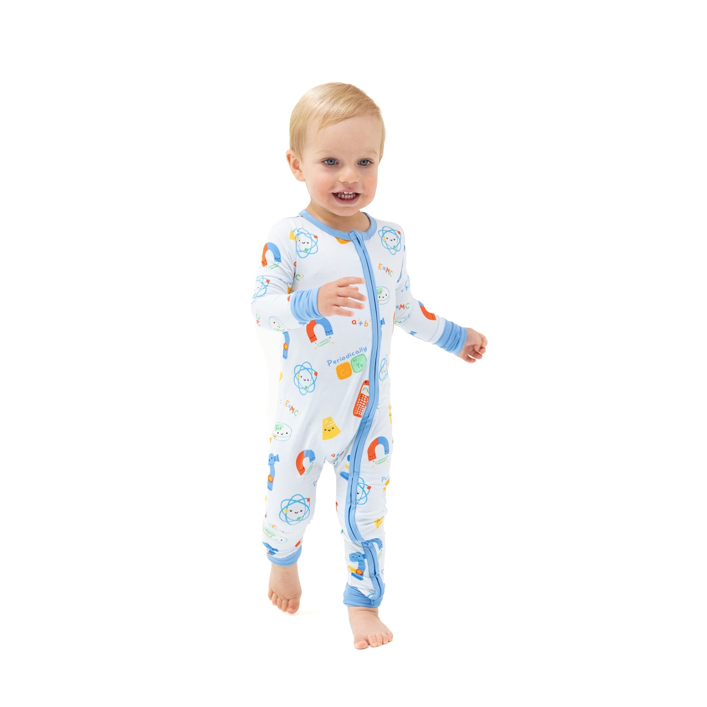 Convertible Romper in our  Future Scientist - Blue print from Angel Dear