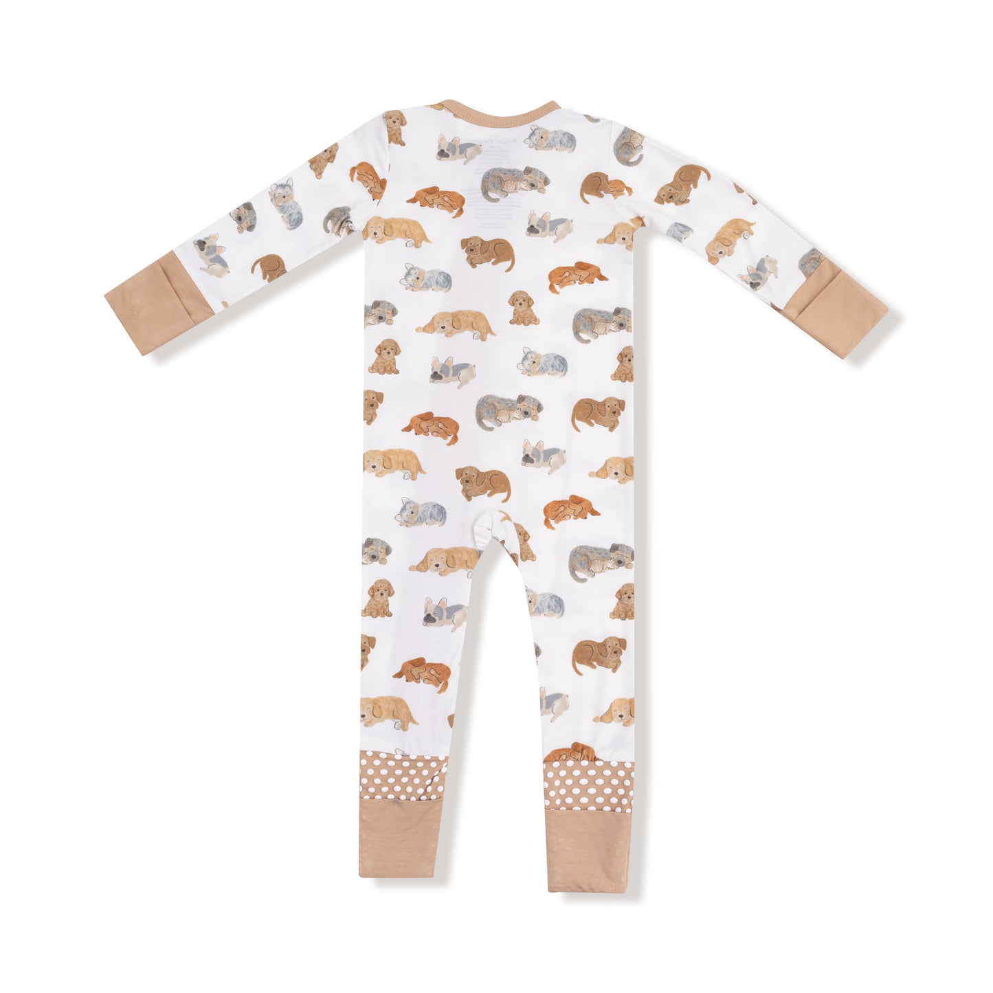Convertible Romper in our  Napping Puppies print from Angel Dear