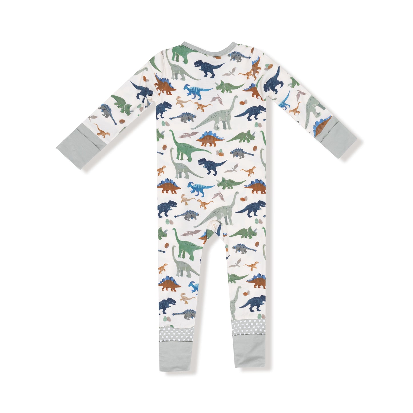 Convertible Romper in our  Washy Dinos print from Angel Dear