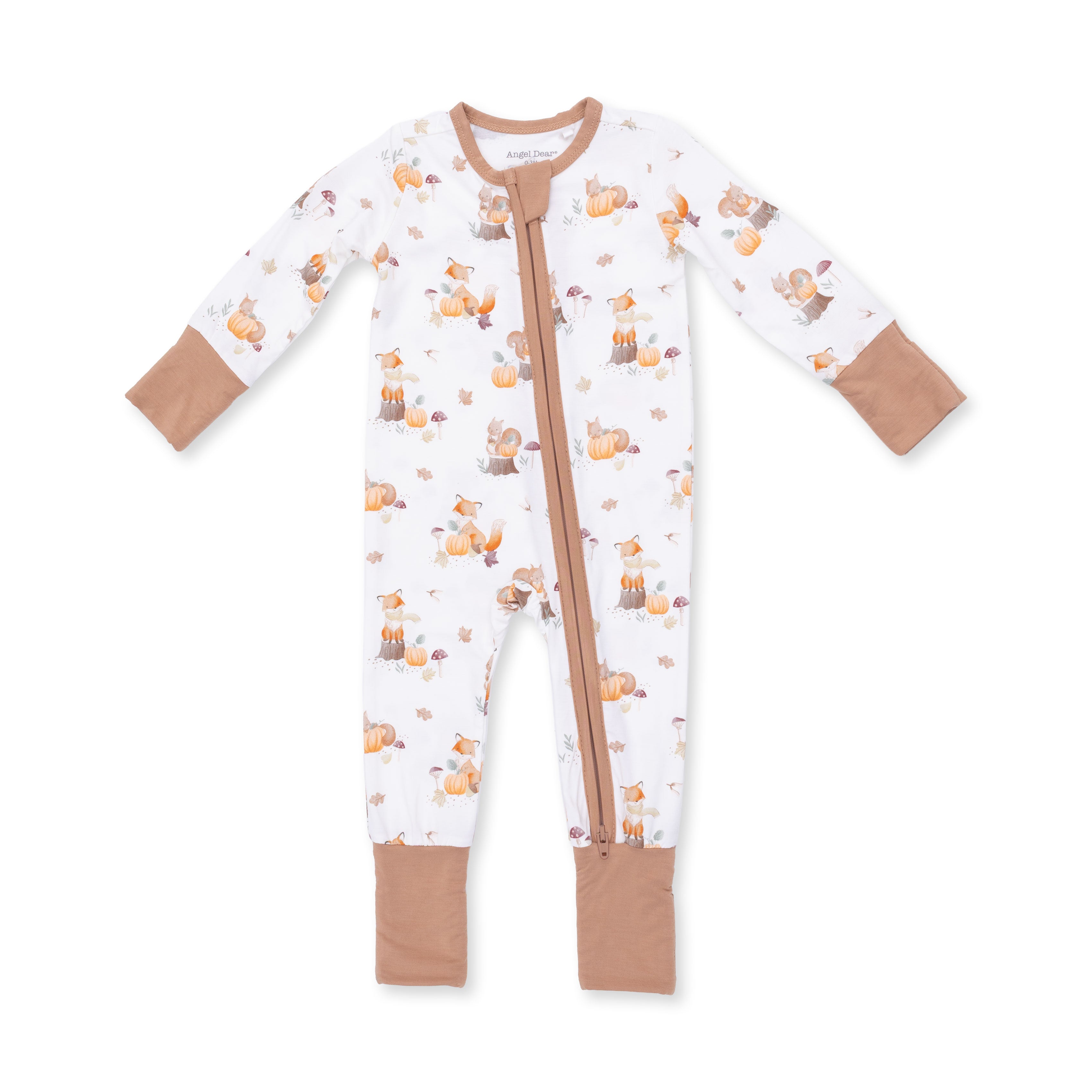 Woodland Animals with Pumpkins - Convertible Romper