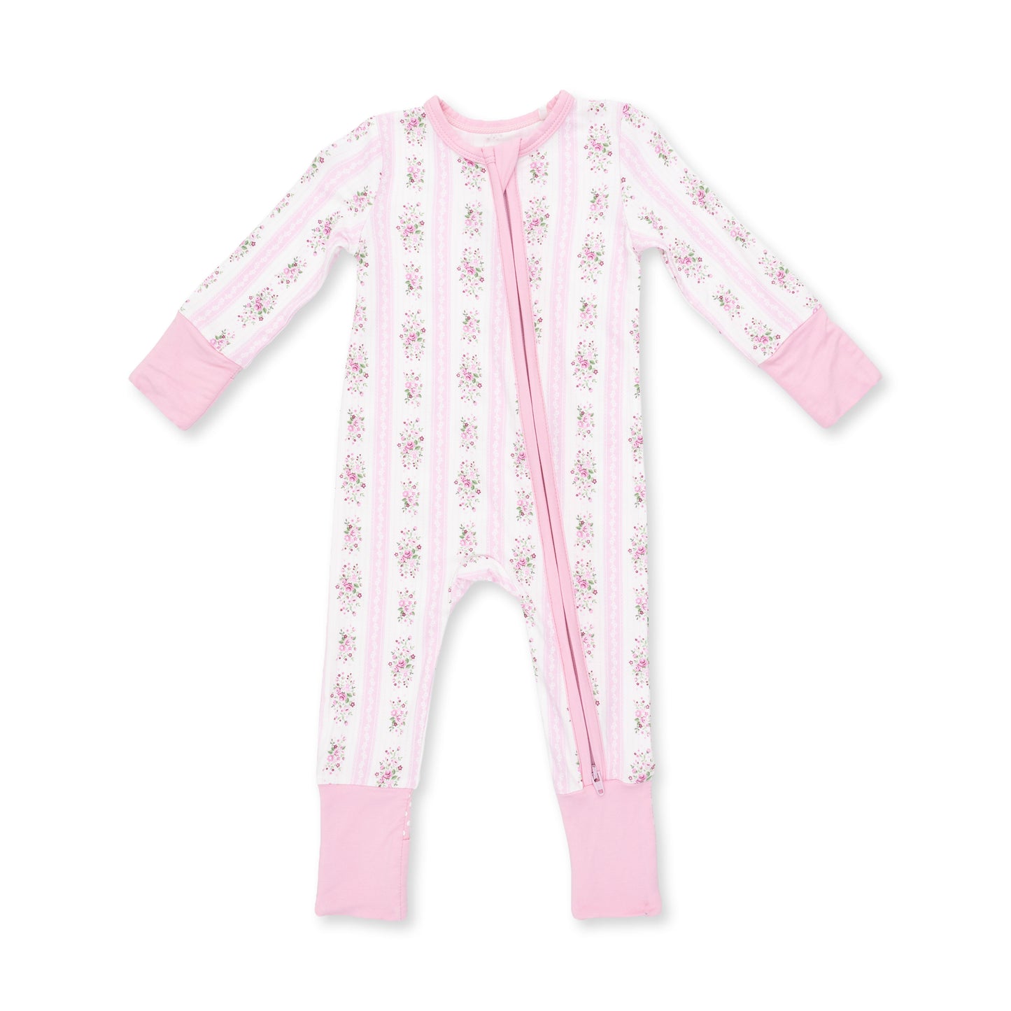 Bella Rose Stripe - Convertible Romper