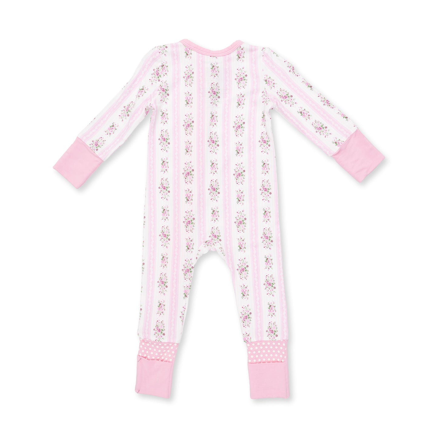 Bella Rose Stripe - Convertible Romper