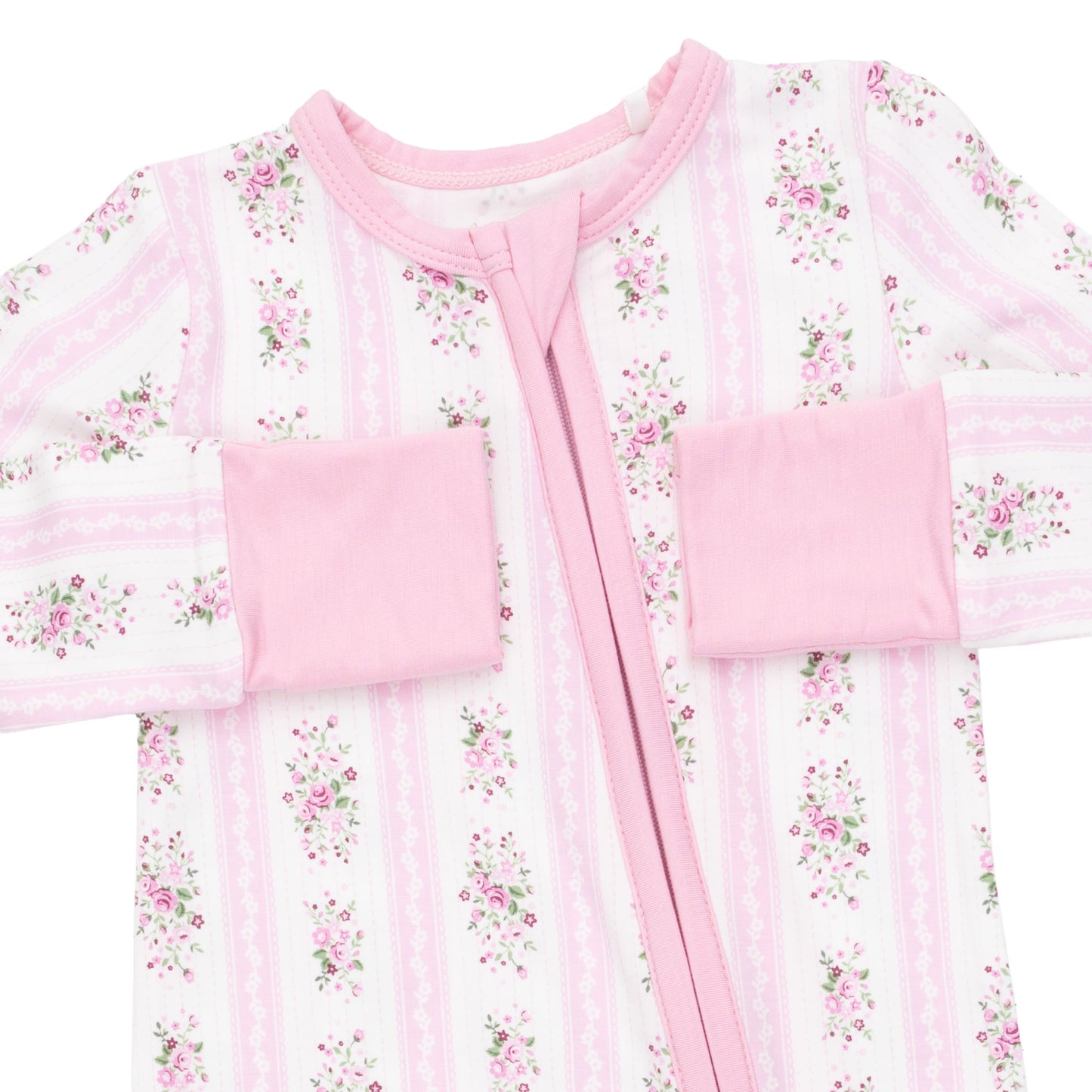 Bella Rose Stripe - Convertible Romper