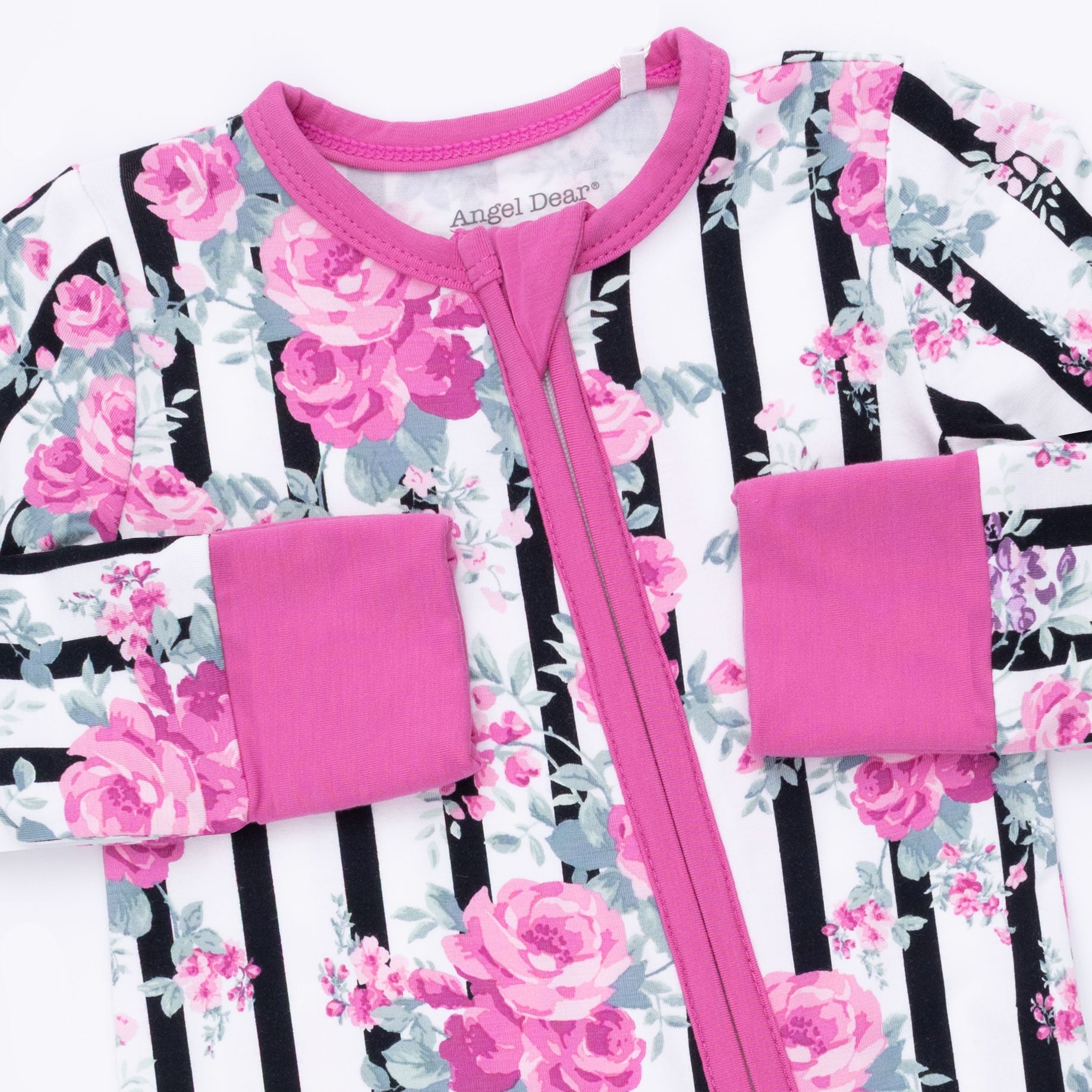 Cabbage Rose Stripe - Convertible Romper