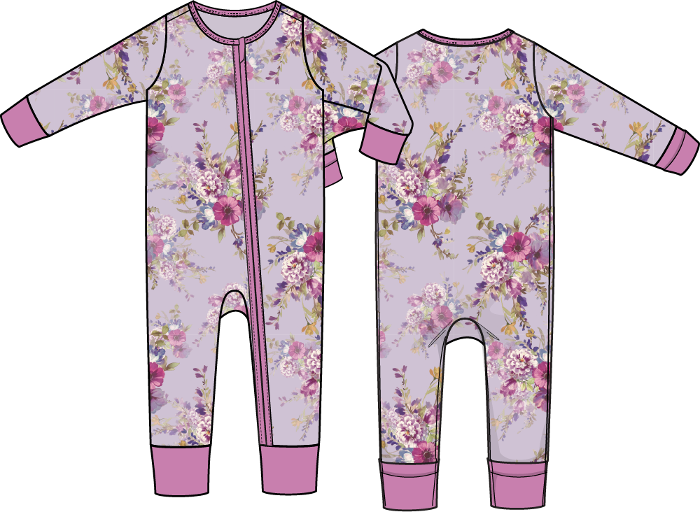 Dahlia Floral - Convertible Romper