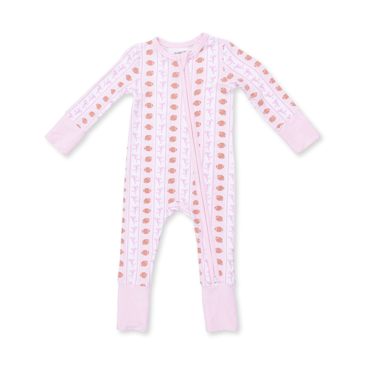 Football Bow Stripe - Convertible Romper
