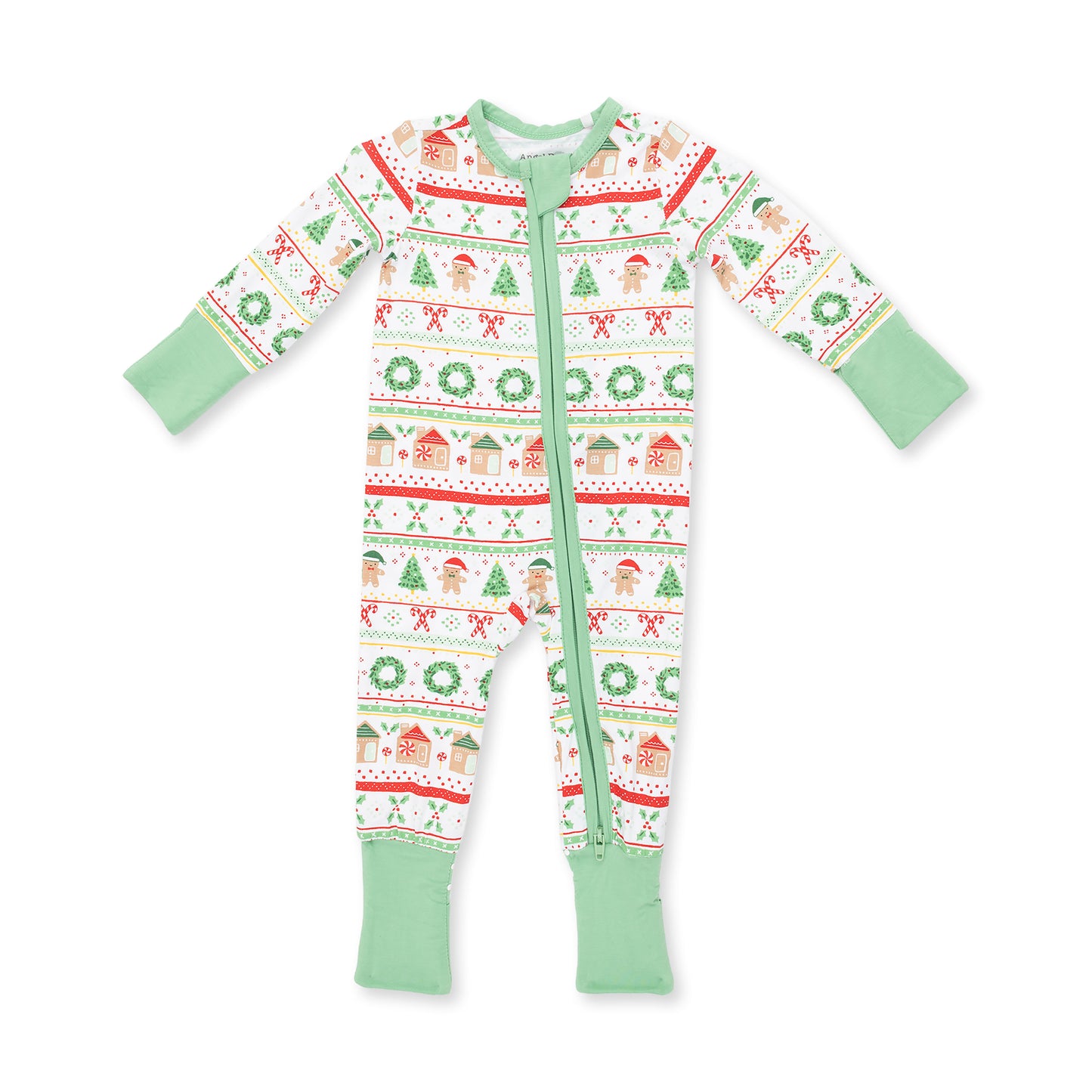 Gingerbread Fair Isle Uni - Convertible Romper