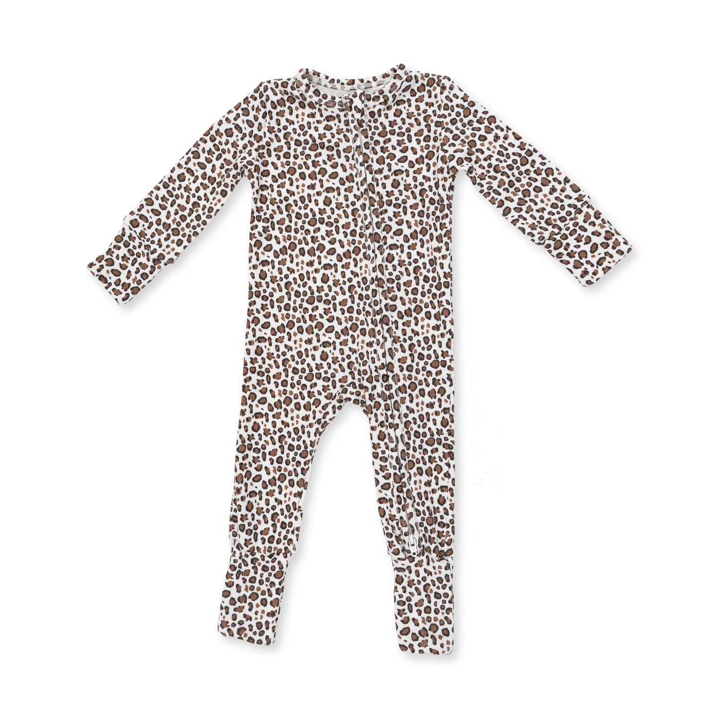 Leopard Rib - Convertible Romper