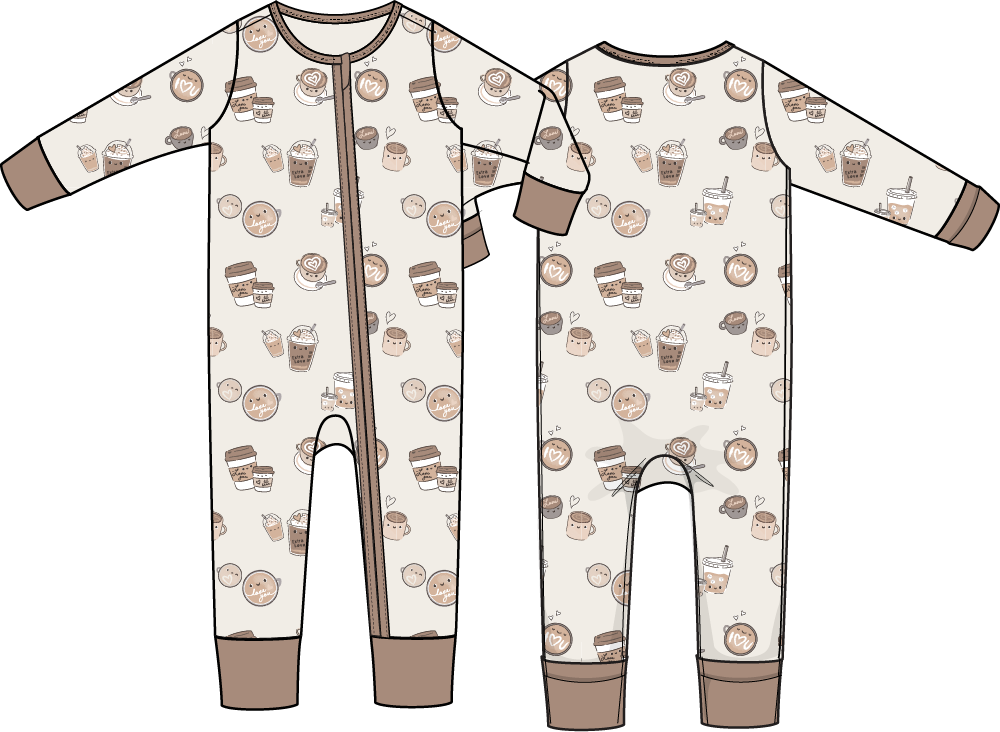 Love you A Latte - Convertible Romper