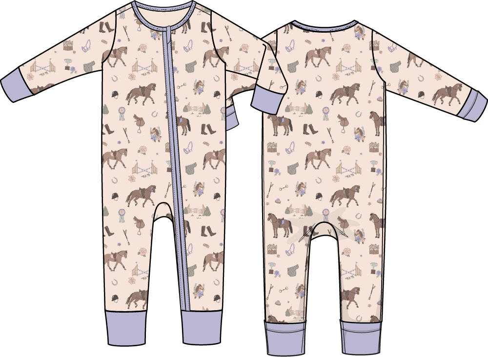 Pretty Equestrian - Convertible Romper